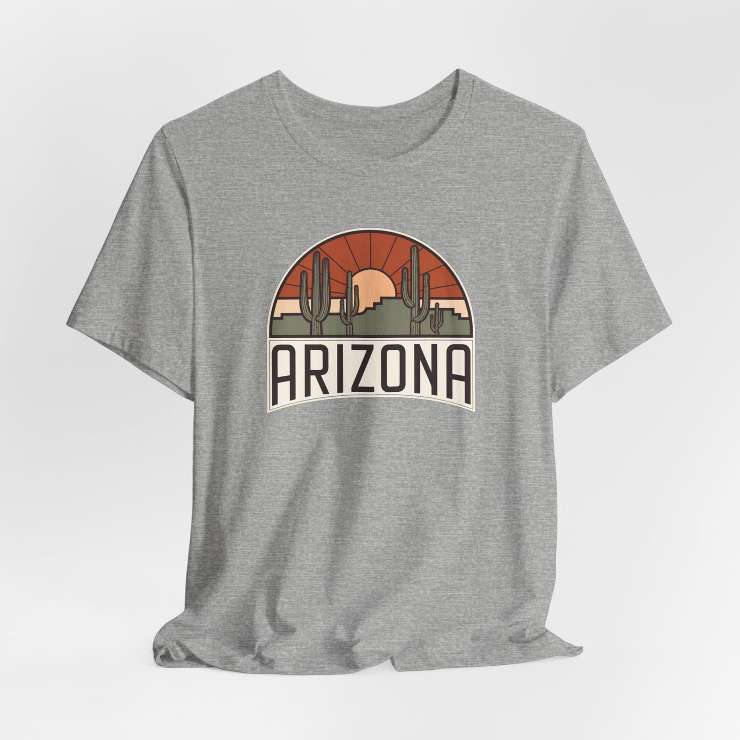 Vintage Saguaros Tee, Travel, Nature inspired, Arizona Cactus