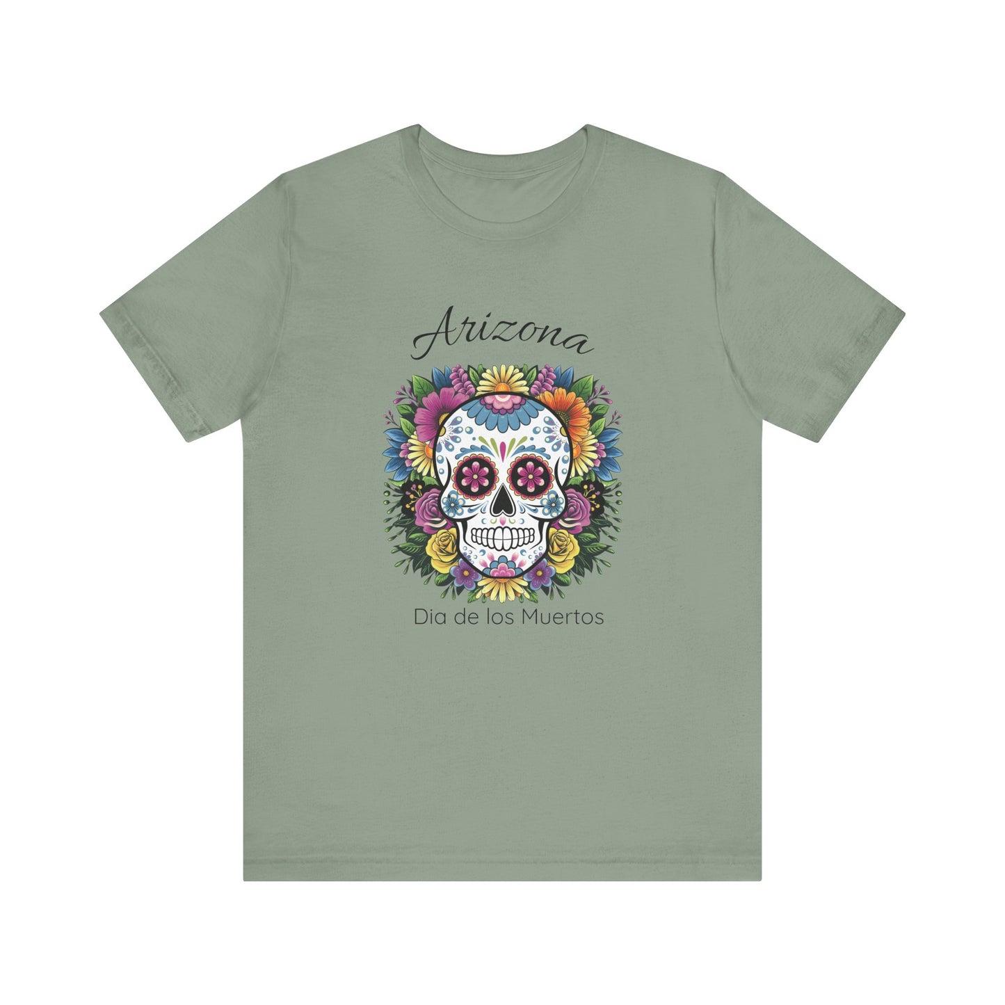 Day of the Dead Skull Tee - Perfect for Celebrations, Gifts, Festivals, Halloween, Cultural Events, Dia de los Muertos