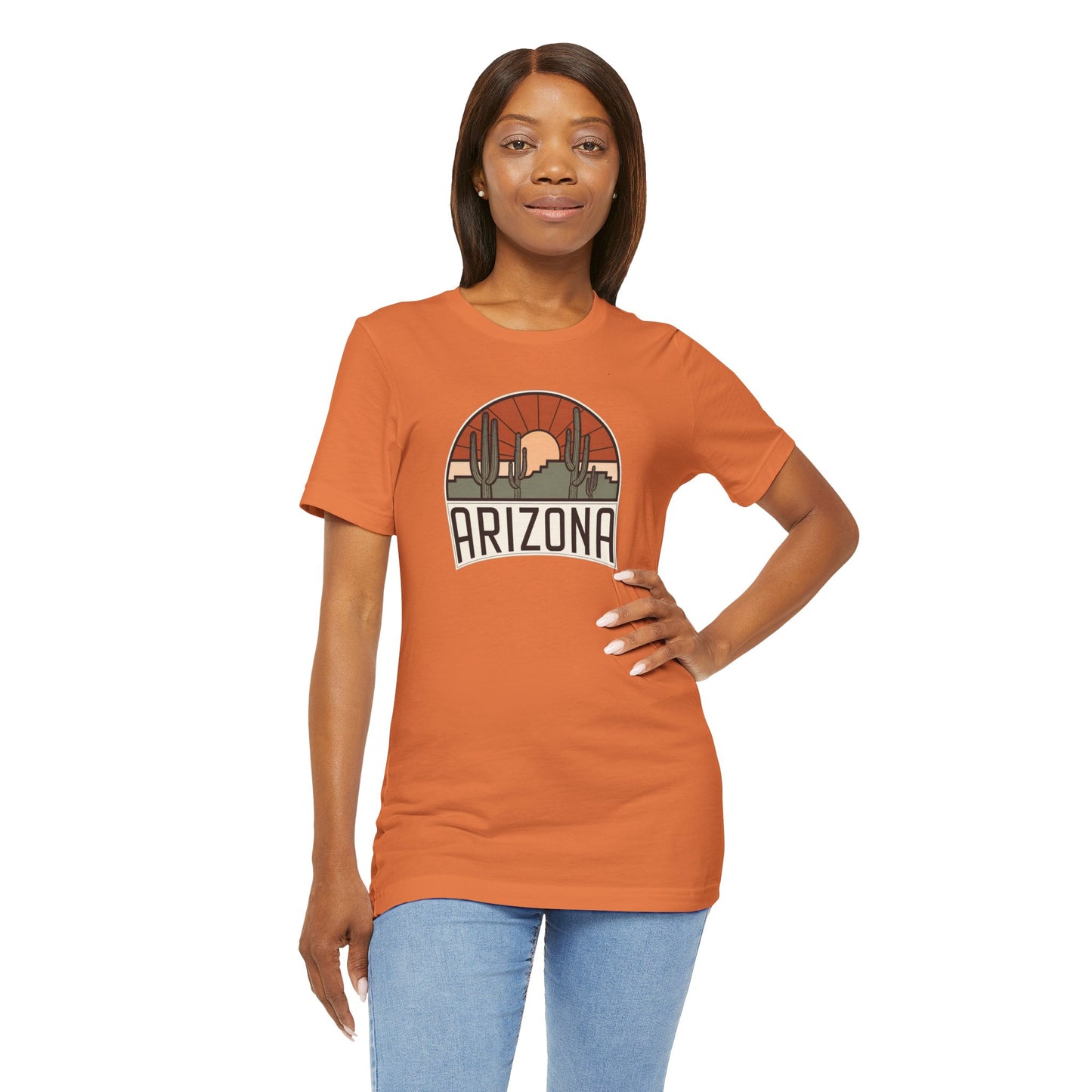 Vintage Saguaros Tee, Travel, Nature inspired, Arizona Cactus