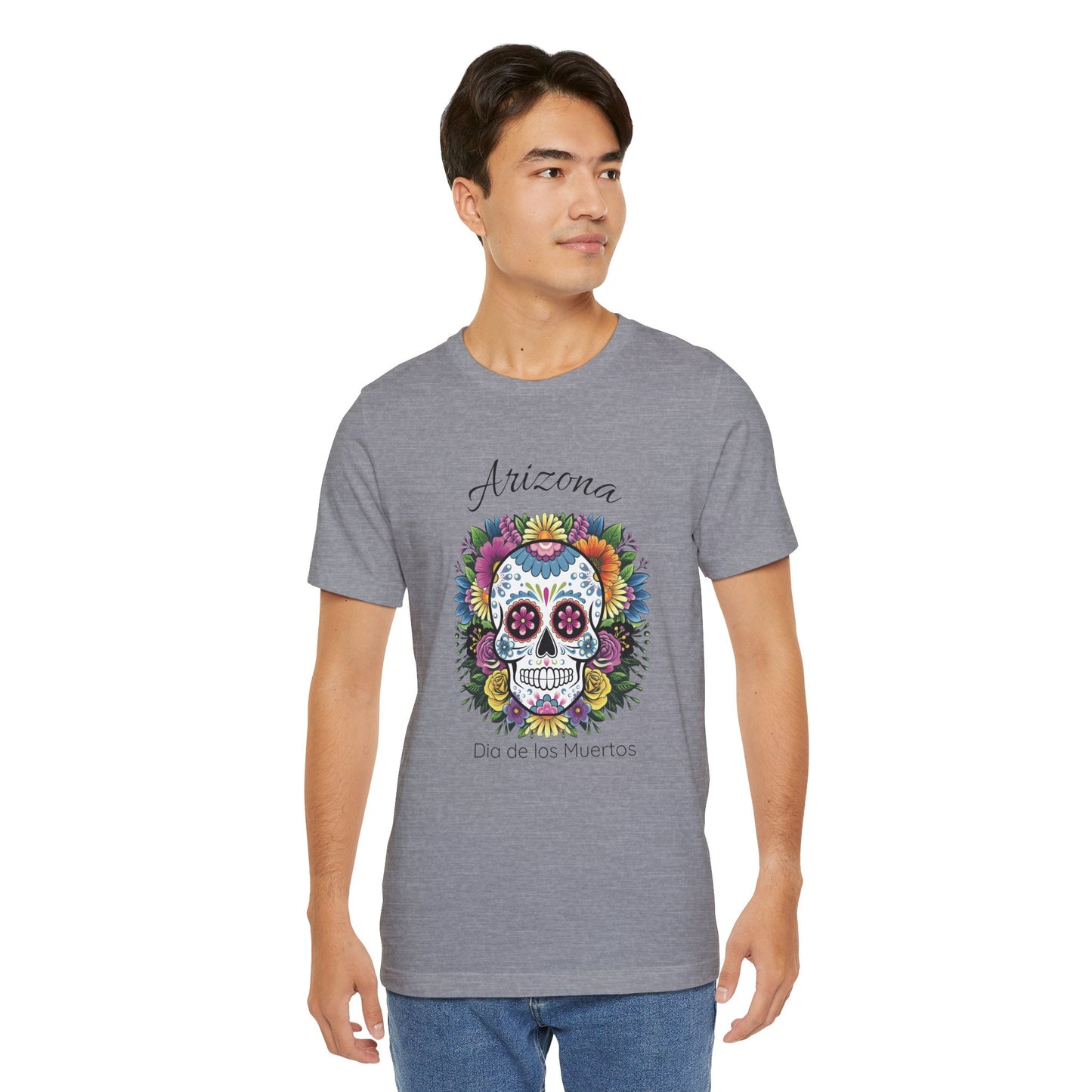 Day of the Dead Skull Tee - Perfect for Celebrations, Gifts, Festivals, Halloween, Cultural Events, Dia de los Muertos