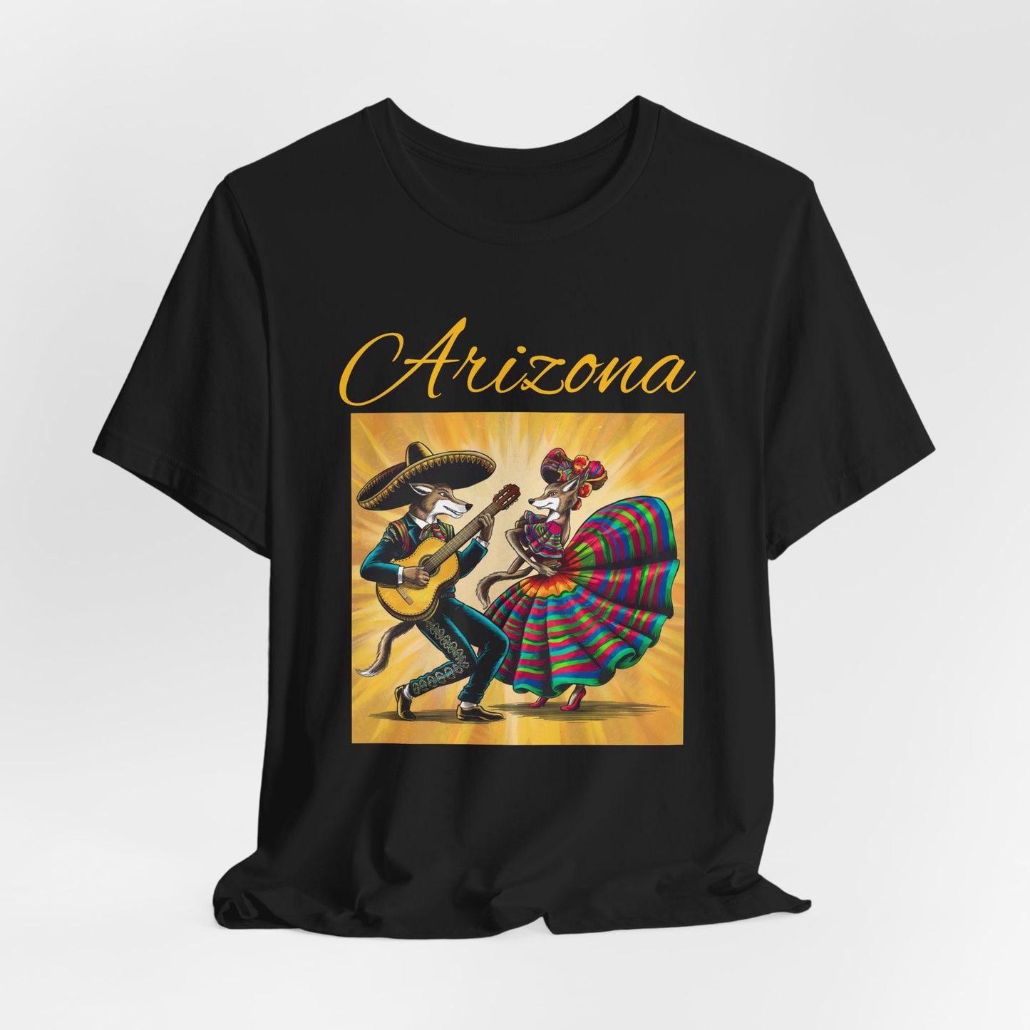 Arizona Fiesta Unisex Jersey Tee - Celebratory T-Shirt for Culture Lovers, Perfect for Parties, Gifts, Summer Festivals, and Day of the Dead
