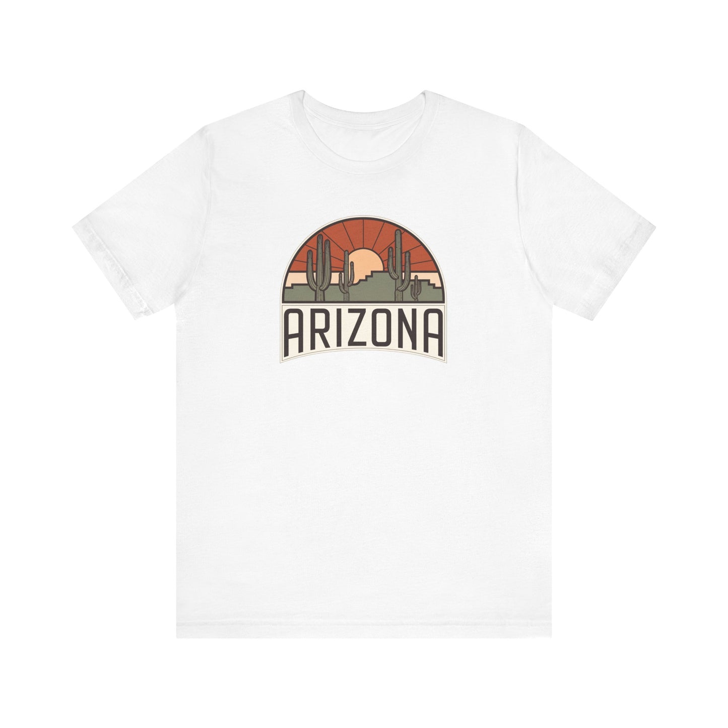 Vintage Saguaros Tee, Travel, Nature inspired, Arizona Cactus