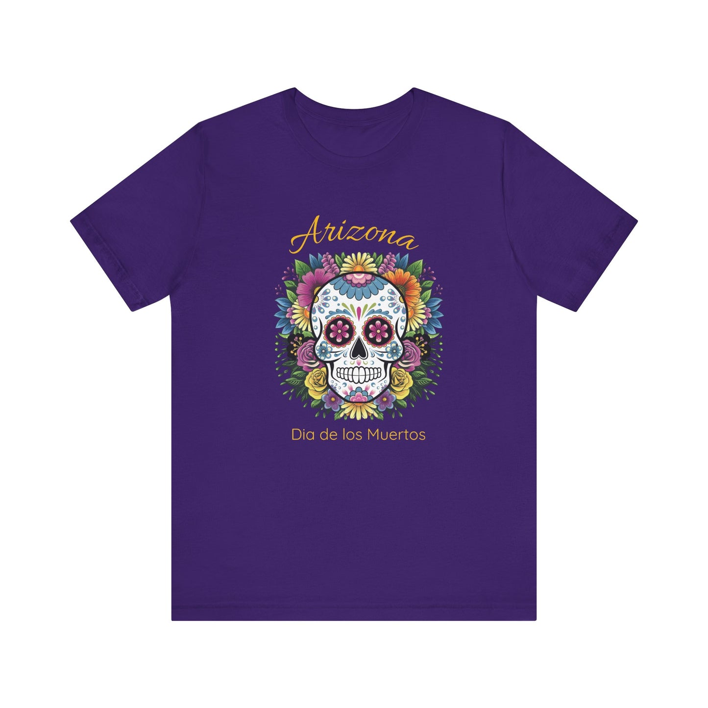 Day of the Dead Skull Tee - Perfect for Celebrations, Gifts, Festivals, Halloween, Cultural Events, Dia de los Muertos