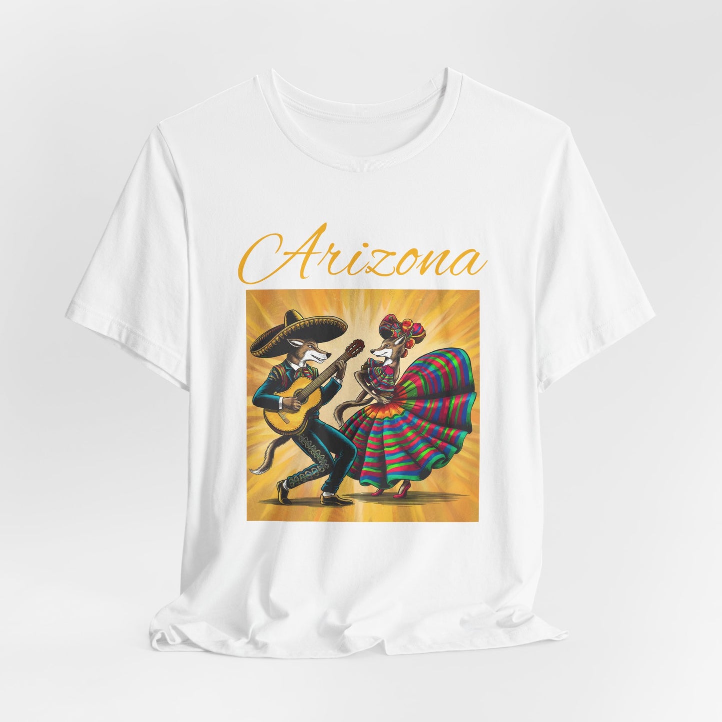 Arizona Fiesta Unisex Jersey Tee - Celebratory T-Shirt for Culture Lovers, Perfect for Parties, Gifts, Summer Festivals, and Day of the Dead