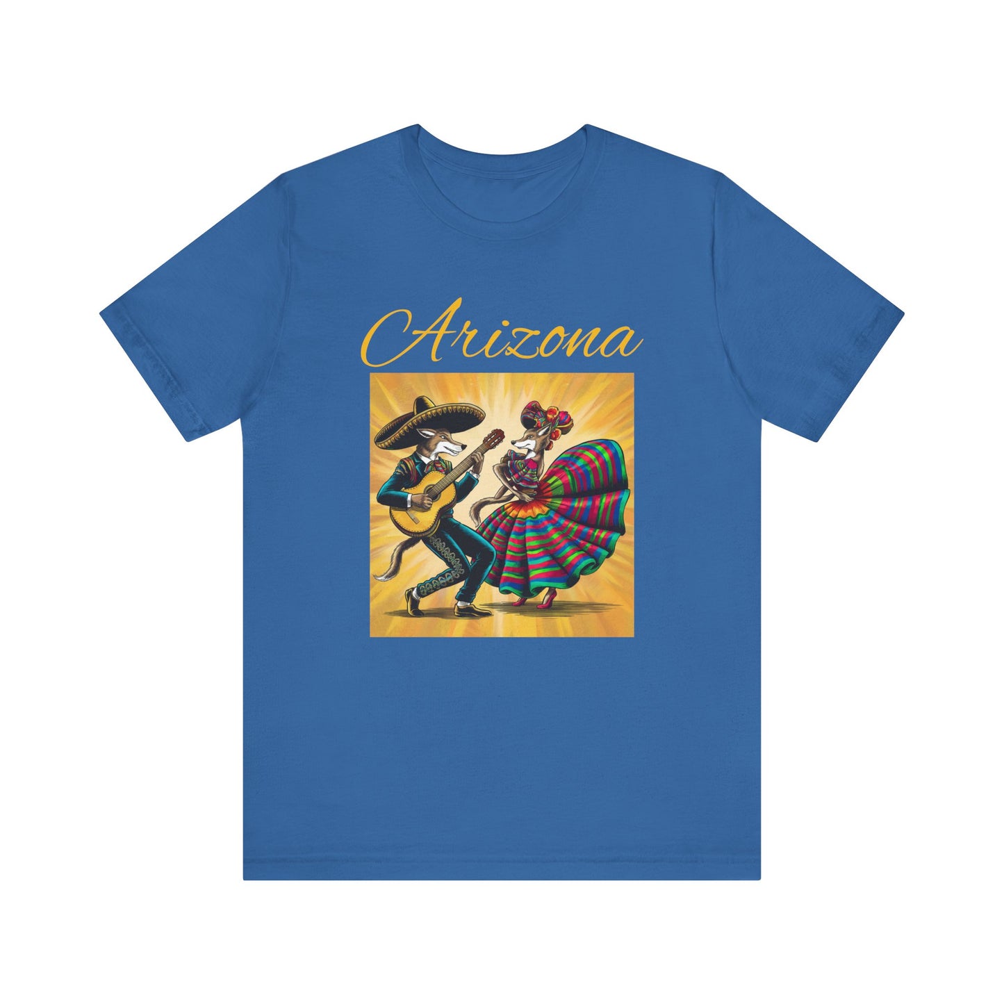Arizona Fiesta Unisex Jersey Tee - Celebratory T-Shirt for Culture Lovers, Perfect for Parties, Gifts, Summer Festivals, and Day of the Dead