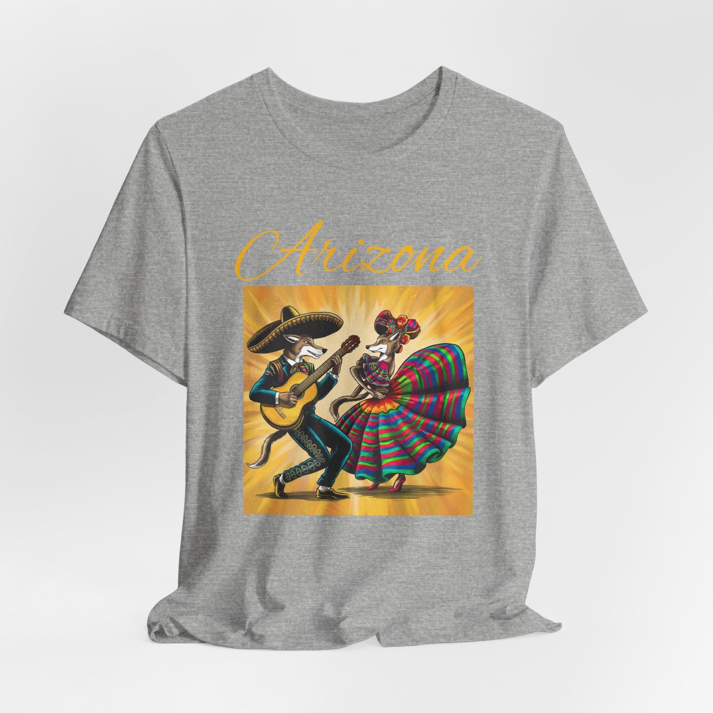 Arizona Fiesta Unisex Jersey Tee - Celebratory T-Shirt for Culture Lovers, Perfect for Parties, Gifts, Summer Festivals, and Day of the Dead