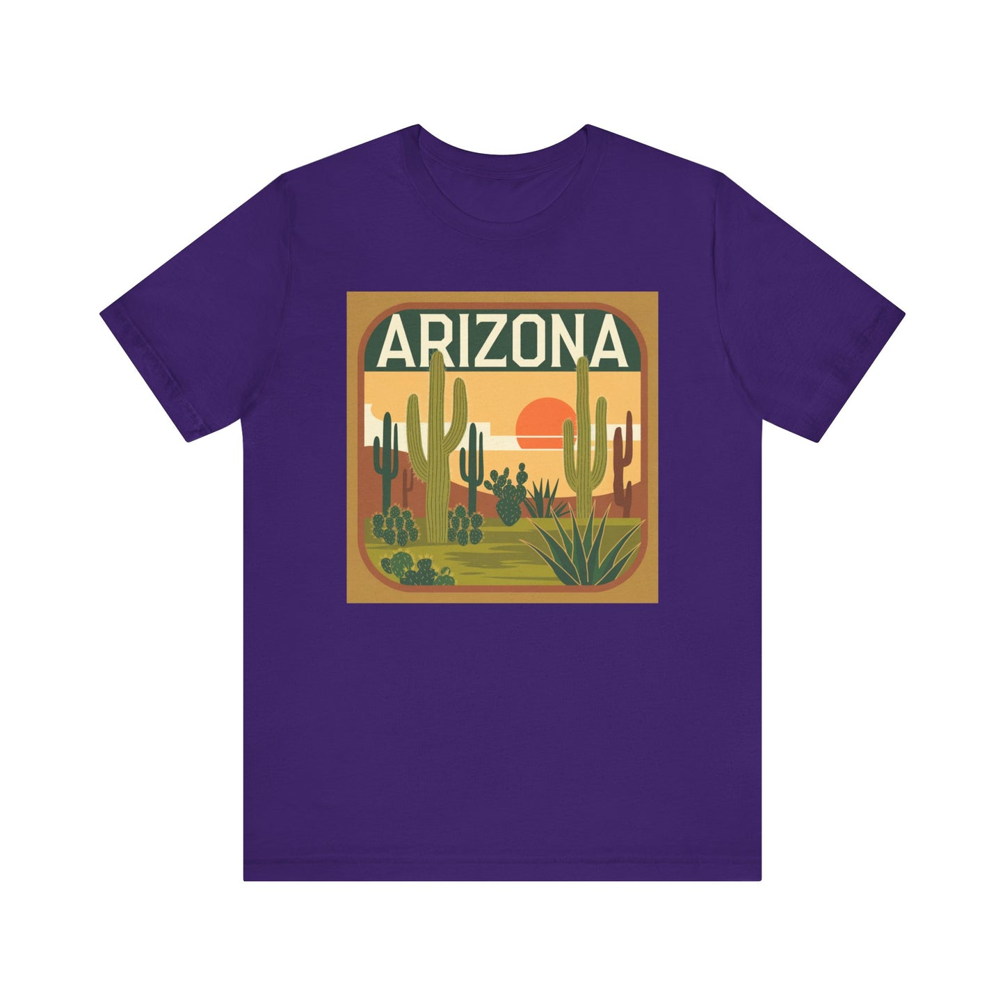 Arizona Sunset Graphic Tee | Casual Wear, Travel Souvenir, Vacation Shirt, Summer Apparel, Desert Nature Gift