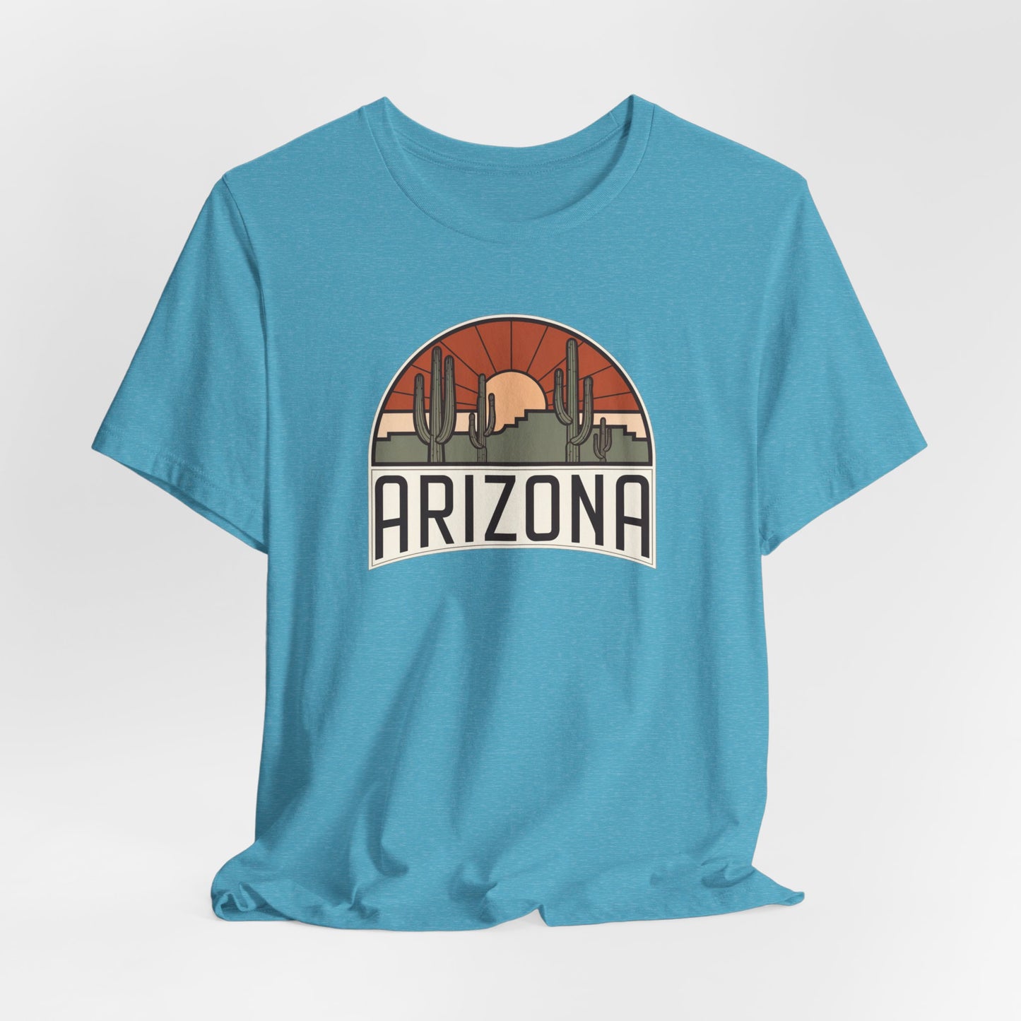 Vintage Saguaros Tee, Travel, Nature inspired, Arizona Cactus