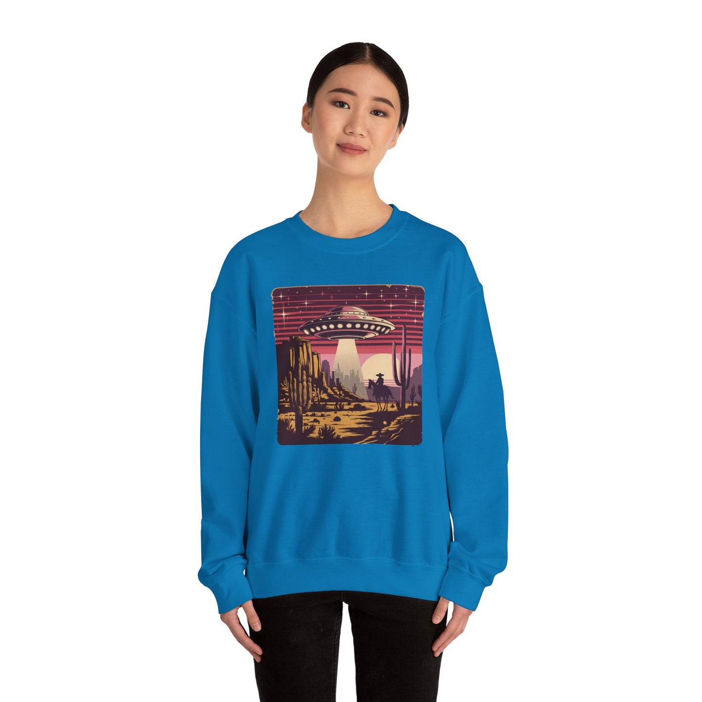 Cosmic Encounter in the Desert Sweatshirt - Unisex Heavy Blend™ Crewneck