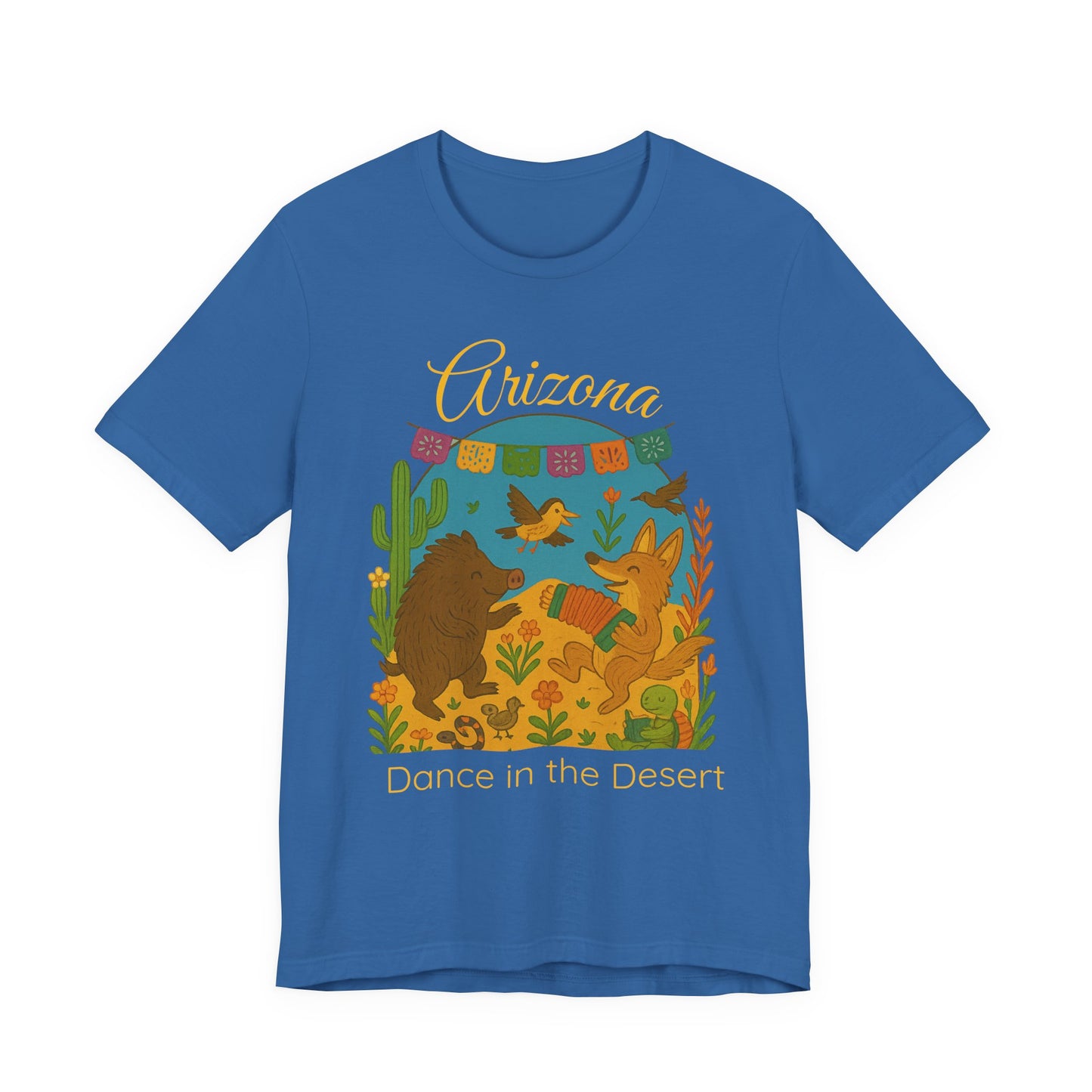 Arizona Dance in the Desert Tee, Unisex Short Sleeve Shirt, Summer Fashion, Western Style, Travel Souvenir, Nature Lover Gift