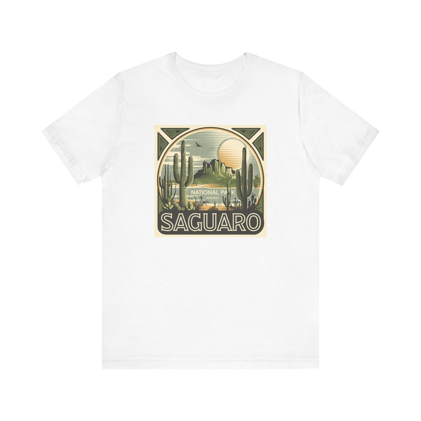 Saguaro National Park Vintage Tee, Arizona Travel and Souvenir ,Unisex short sleeve tee