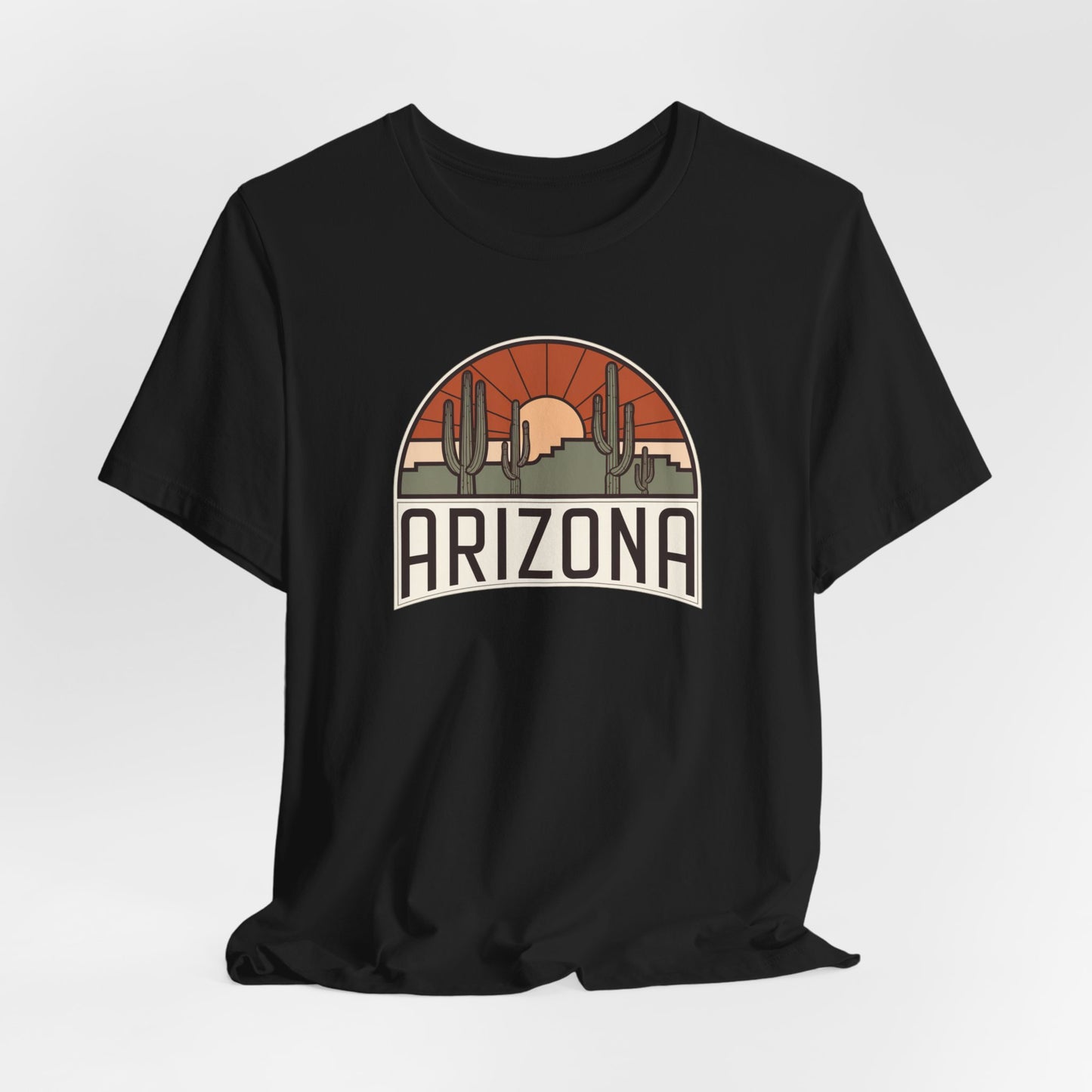 Vintage Saguaros Tee, Travel, Nature inspired, Arizona Cactus