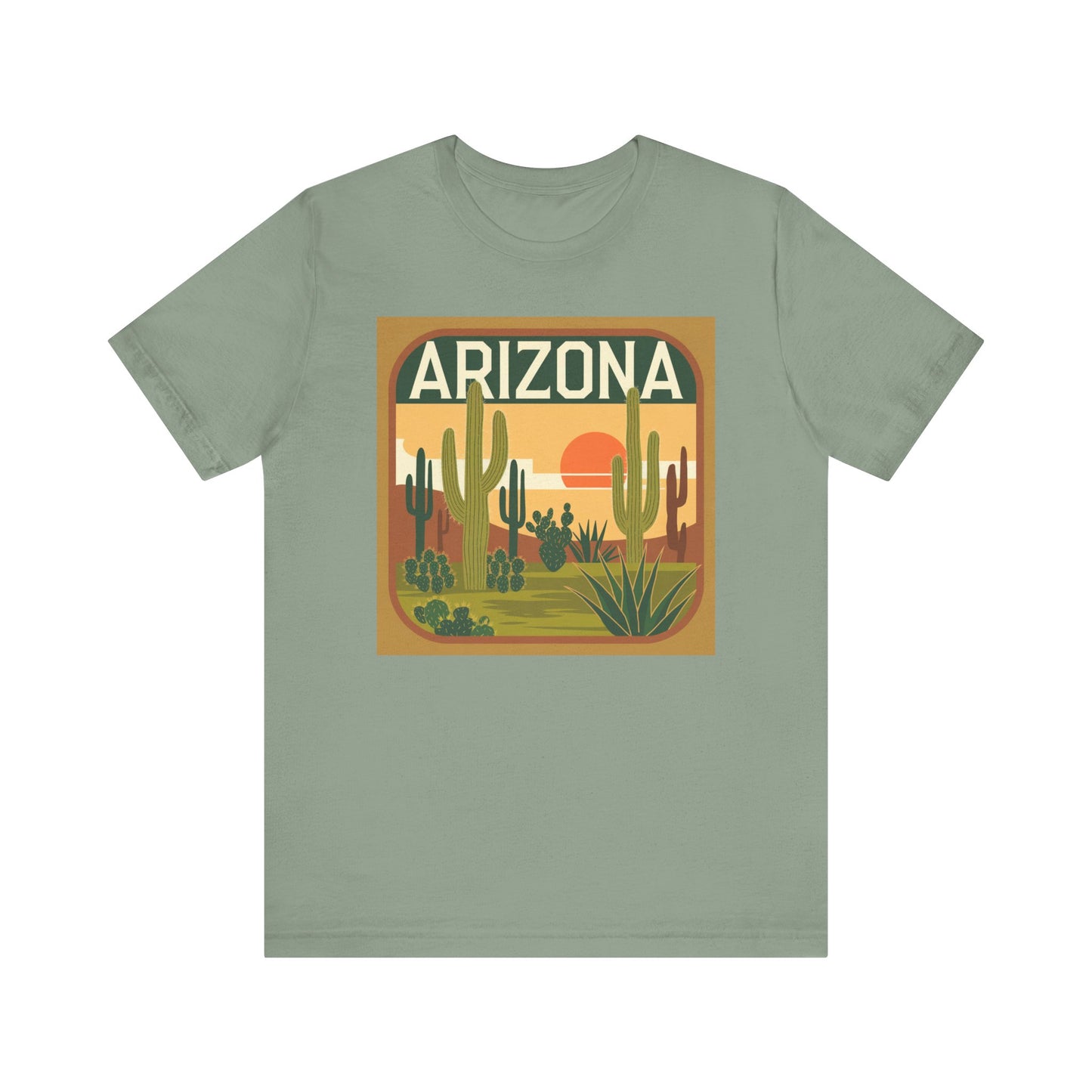 Arizona Sunset Graphic Tee | Casual Wear, Travel Souvenir, Vacation Shirt, Summer Apparel, Desert Nature Gift