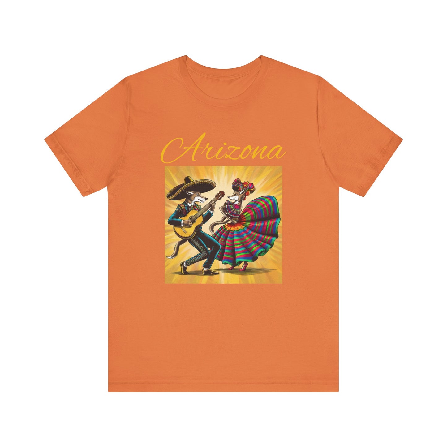 Arizona Fiesta Unisex Jersey Tee - Celebratory T-Shirt for Culture Lovers, Perfect for Parties, Gifts, Summer Festivals, and Day of the Dead