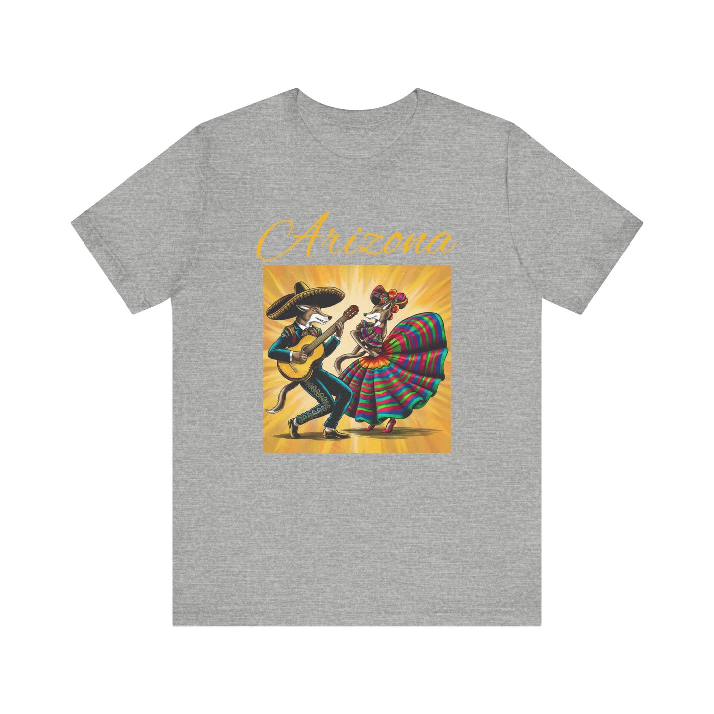 Arizona Fiesta Unisex Jersey Tee - Celebratory T-Shirt for Culture Lovers, Perfect for Parties, Gifts, Summer Festivals, and Day of the Dead