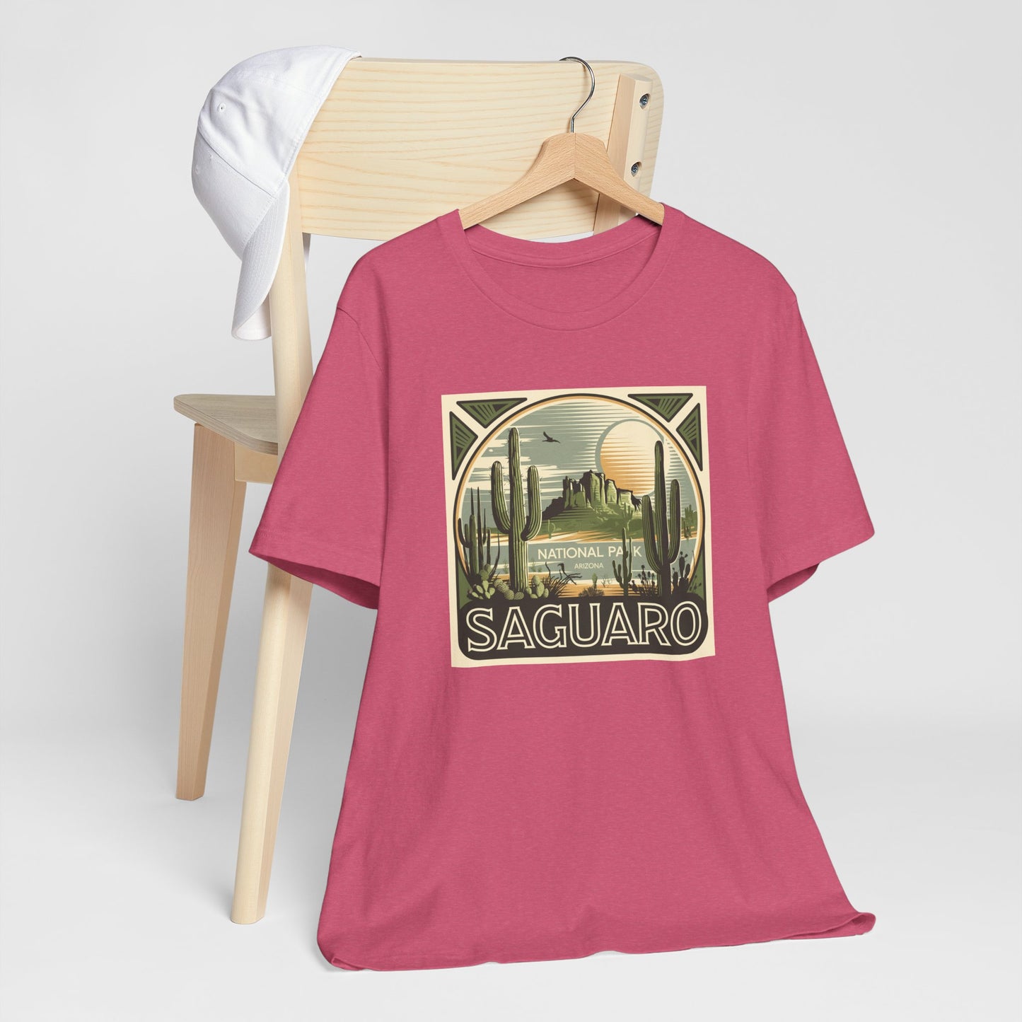 Saguaro National Park Vintage Tee, Arizona Travel and Souvenir ,Unisex short sleeve tee
