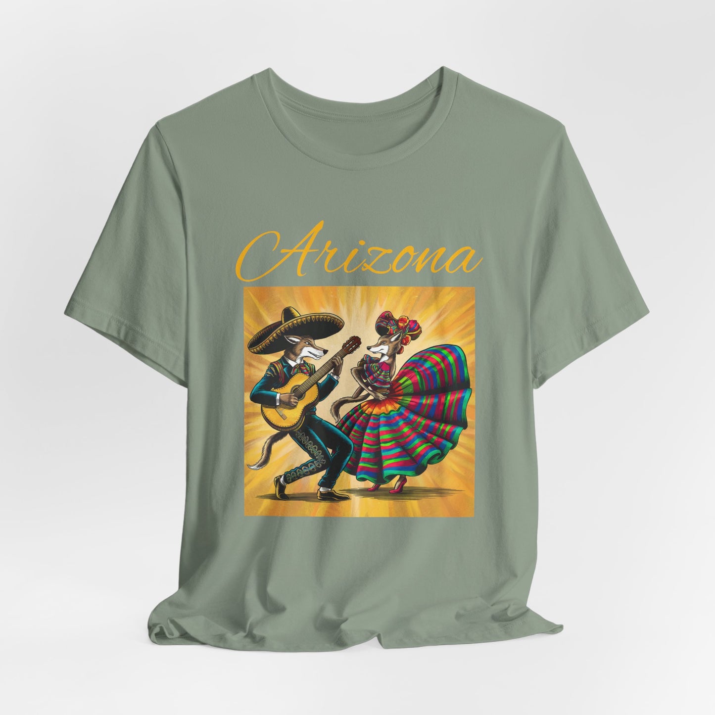 Arizona Fiesta Unisex Jersey Tee - Celebratory T-Shirt for Culture Lovers, Perfect for Parties, Gifts, Summer Festivals, and Day of the Dead