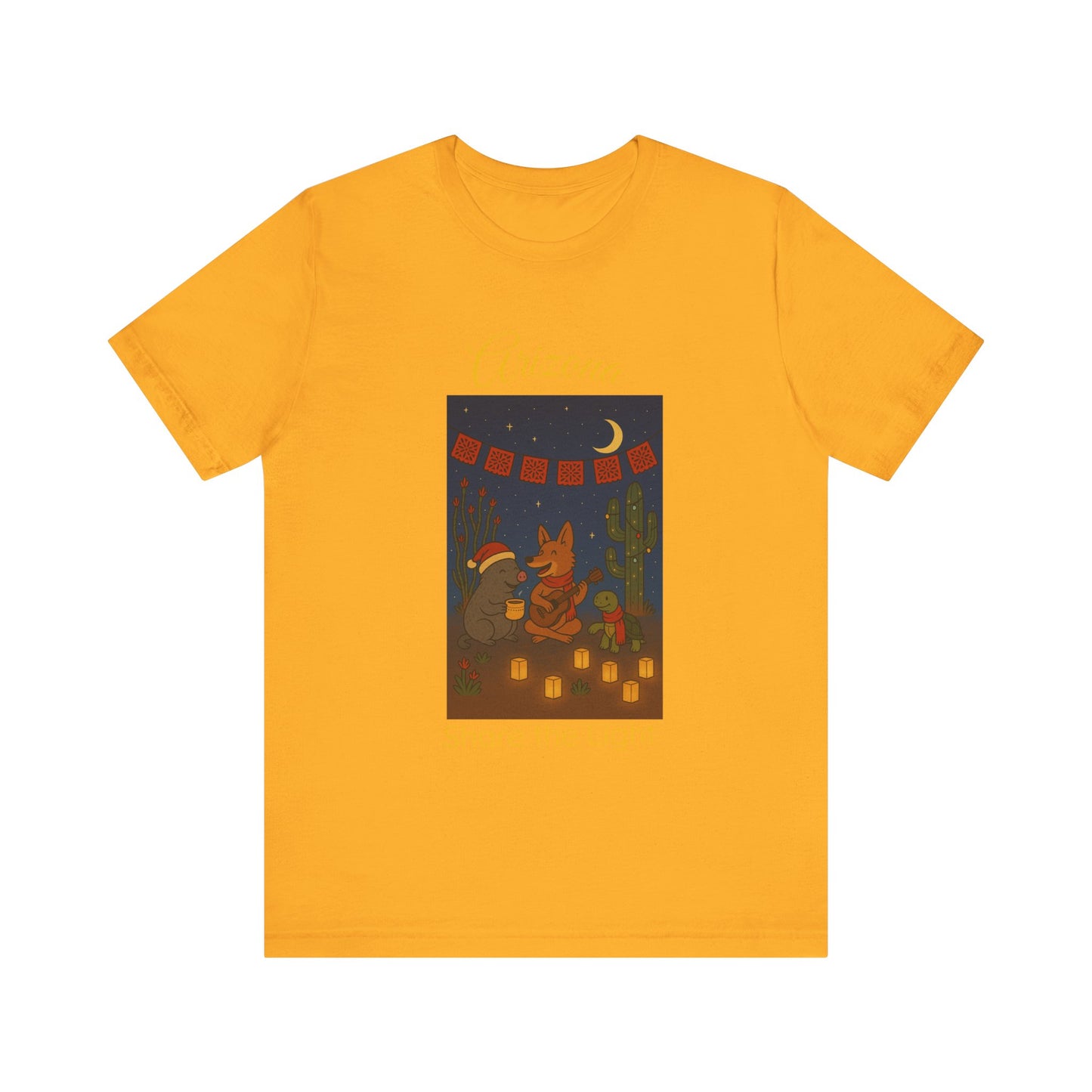 Arizona Desert Share the Light Unisex Tee, Southwest Vacation Shirt, Cactus Graphic T-Shirt, Gift for Travelers, Nature Lover Tee, Sunset