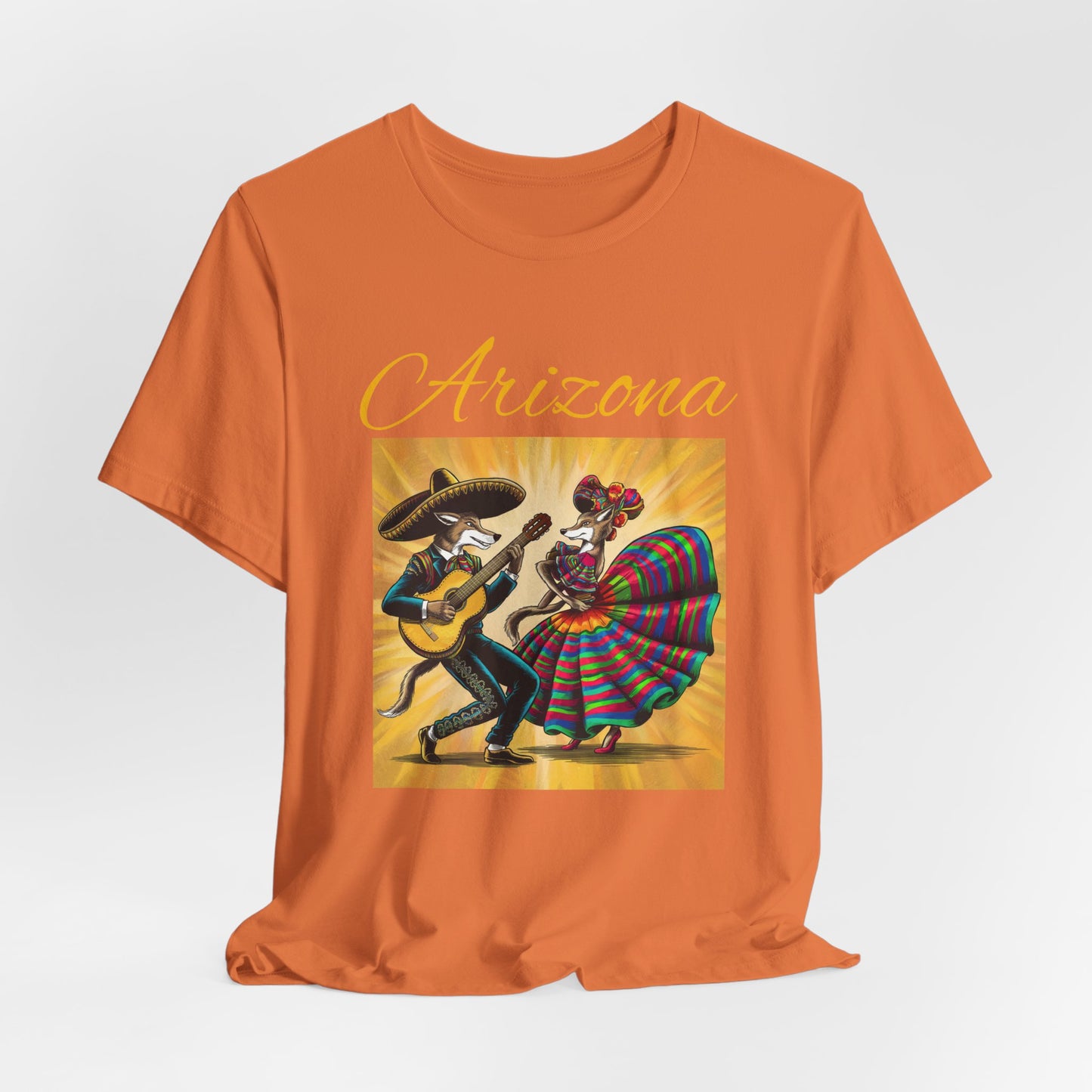 Arizona Fiesta Unisex Jersey Tee - Celebratory T-Shirt for Culture Lovers, Perfect for Parties, Gifts, Summer Festivals, and Day of the Dead