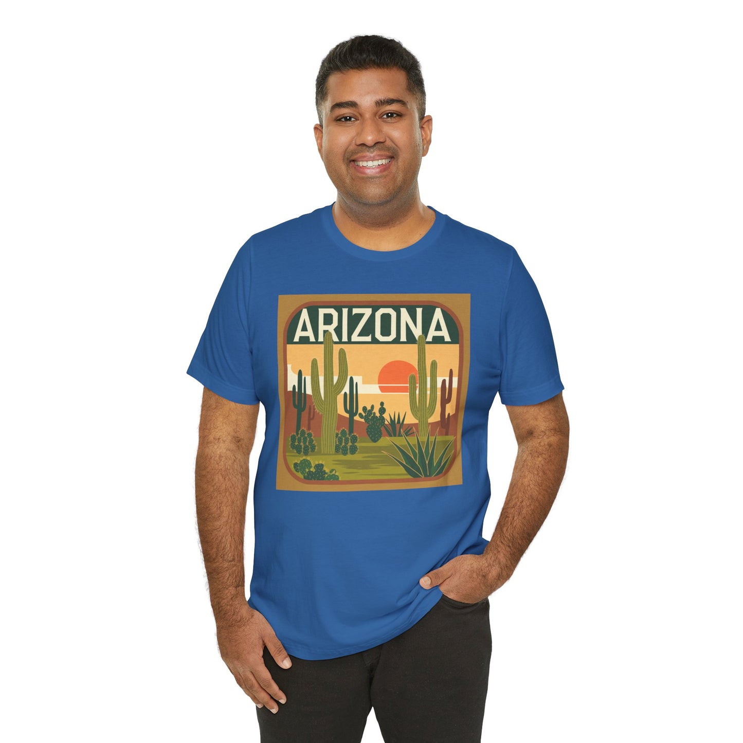 Arizona Sunset Graphic Tee | Casual Wear, Travel Souvenir, Vacation Shirt, Summer Apparel, Desert Nature Gift