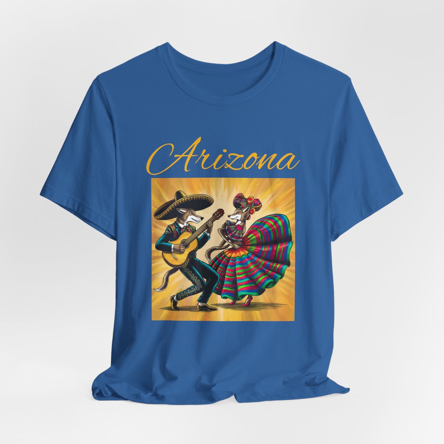 Arizona Fiesta Unisex Jersey Tee - Celebratory T-Shirt for Culture Lovers, Perfect for Parties, Gifts, Summer Festivals, and Day of the Dead