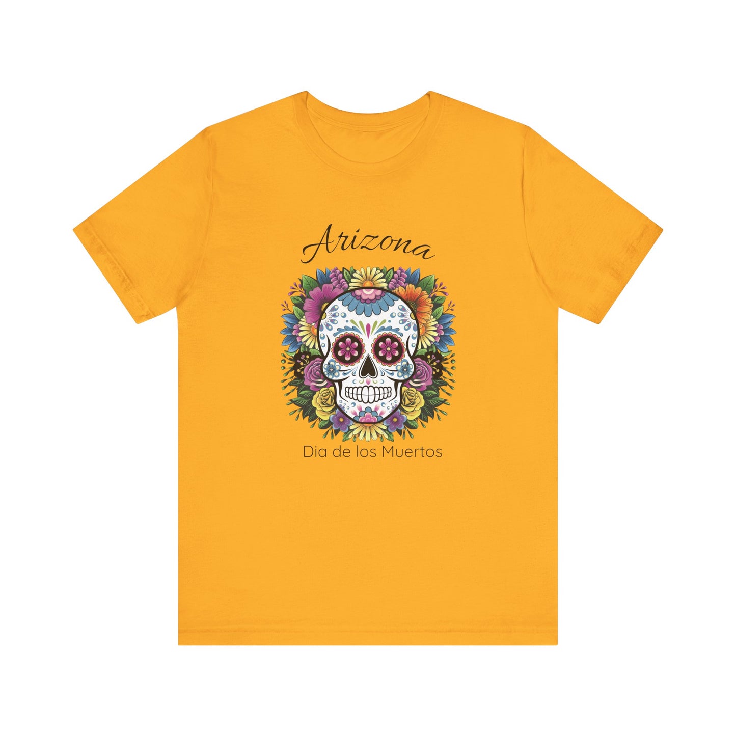 Day of the Dead Skull Tee - Perfect for Celebrations, Gifts, Festivals, Halloween, Cultural Events, Dia de los Muertos