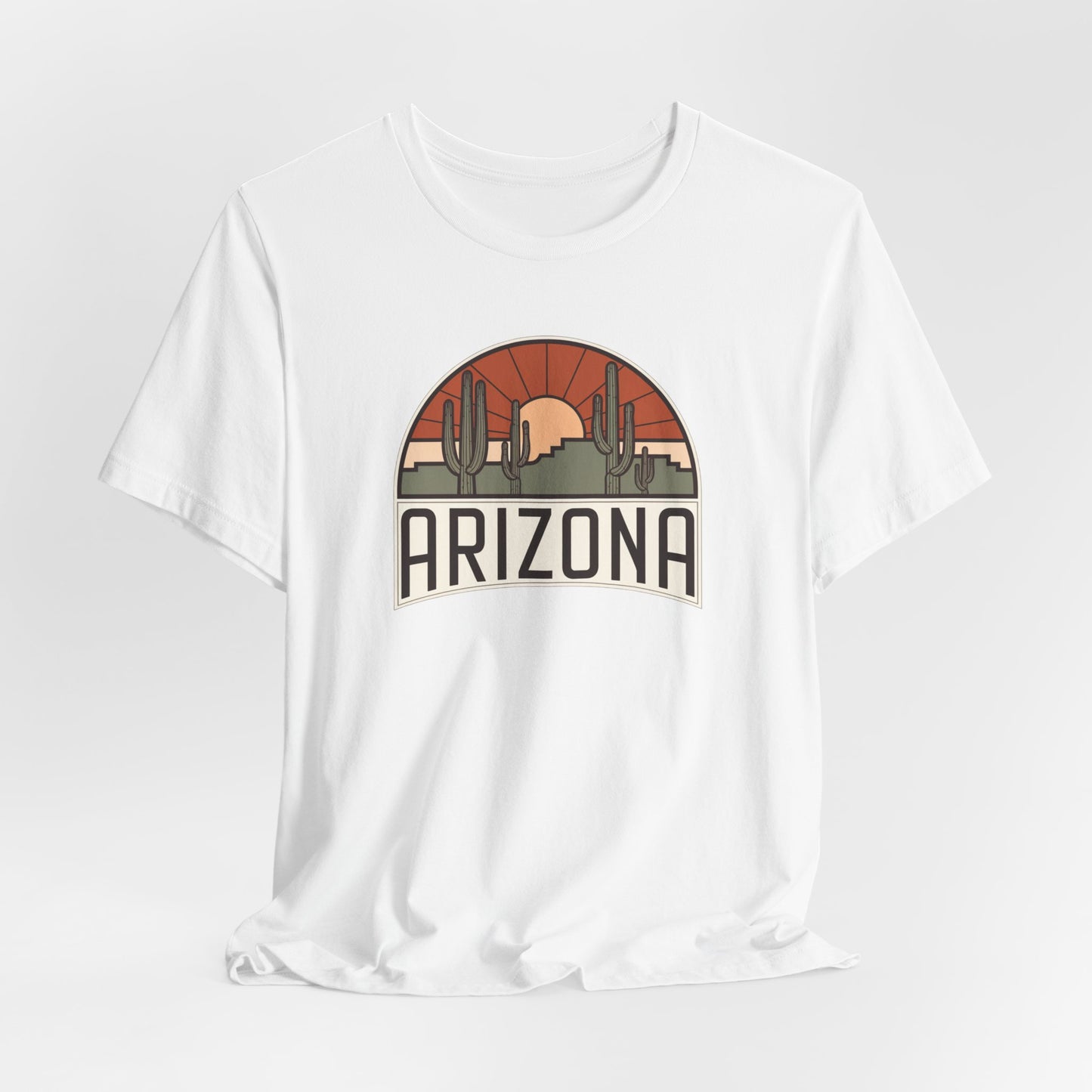 Vintage Saguaros Tee, Travel, Nature inspired, Arizona Cactus