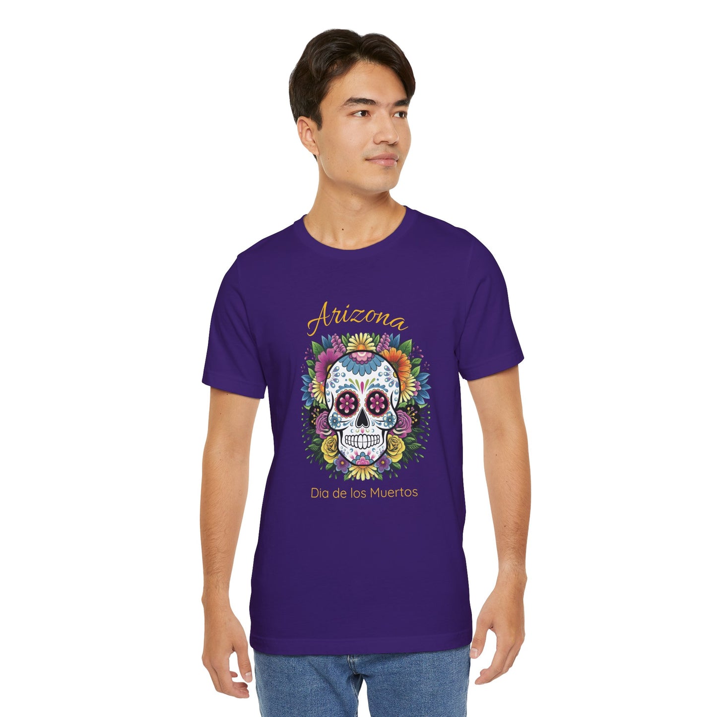 Day of the Dead Skull Tee - Perfect for Celebrations, Gifts, Festivals, Halloween, Cultural Events, Dia de los Muertos