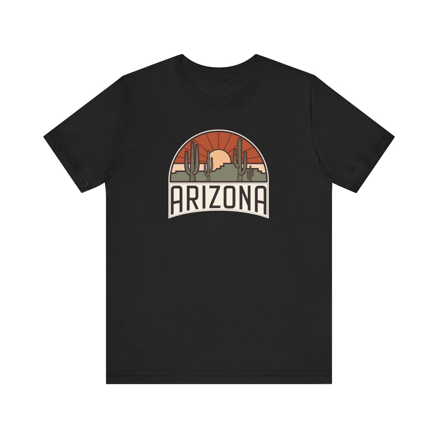 Vintage Saguaros Tee, Travel, Nature inspired, Arizona Cactus