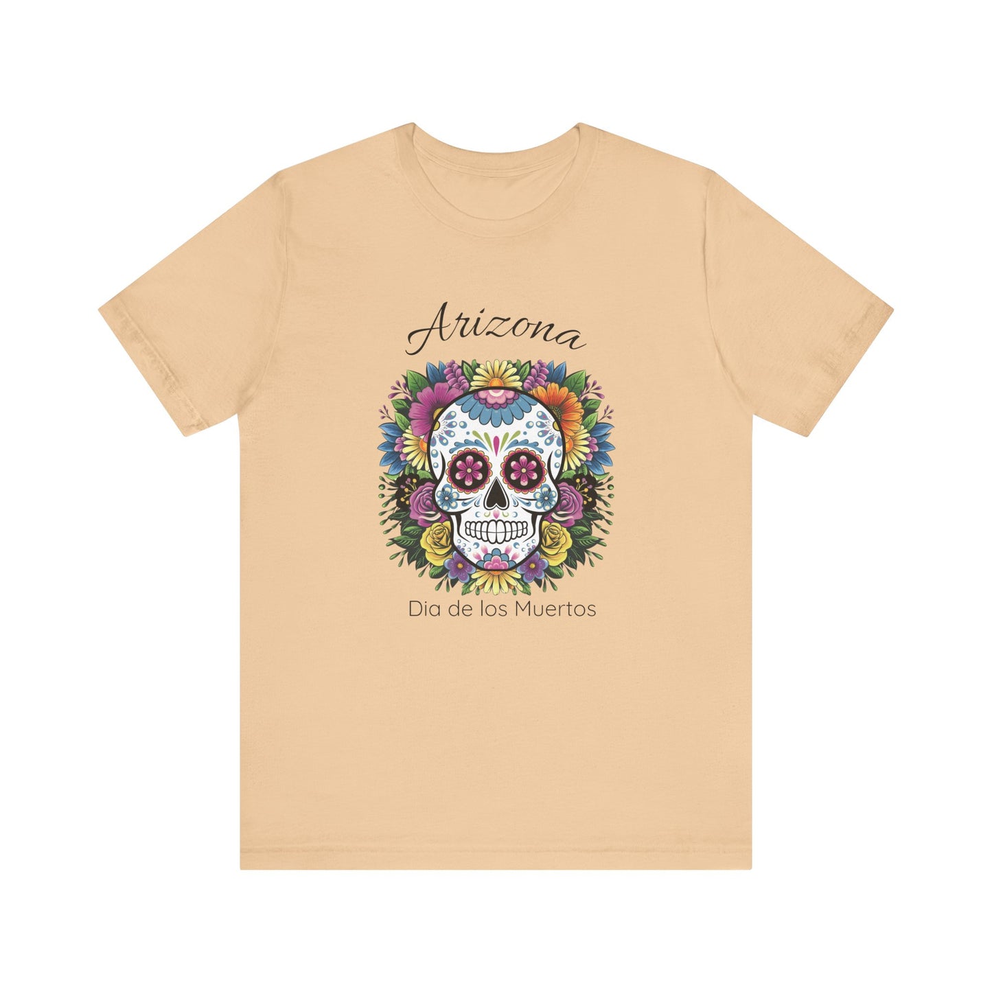 Day of the Dead Skull Tee - Perfect for Celebrations, Gifts, Festivals, Halloween, Cultural Events, Dia de los Muertos