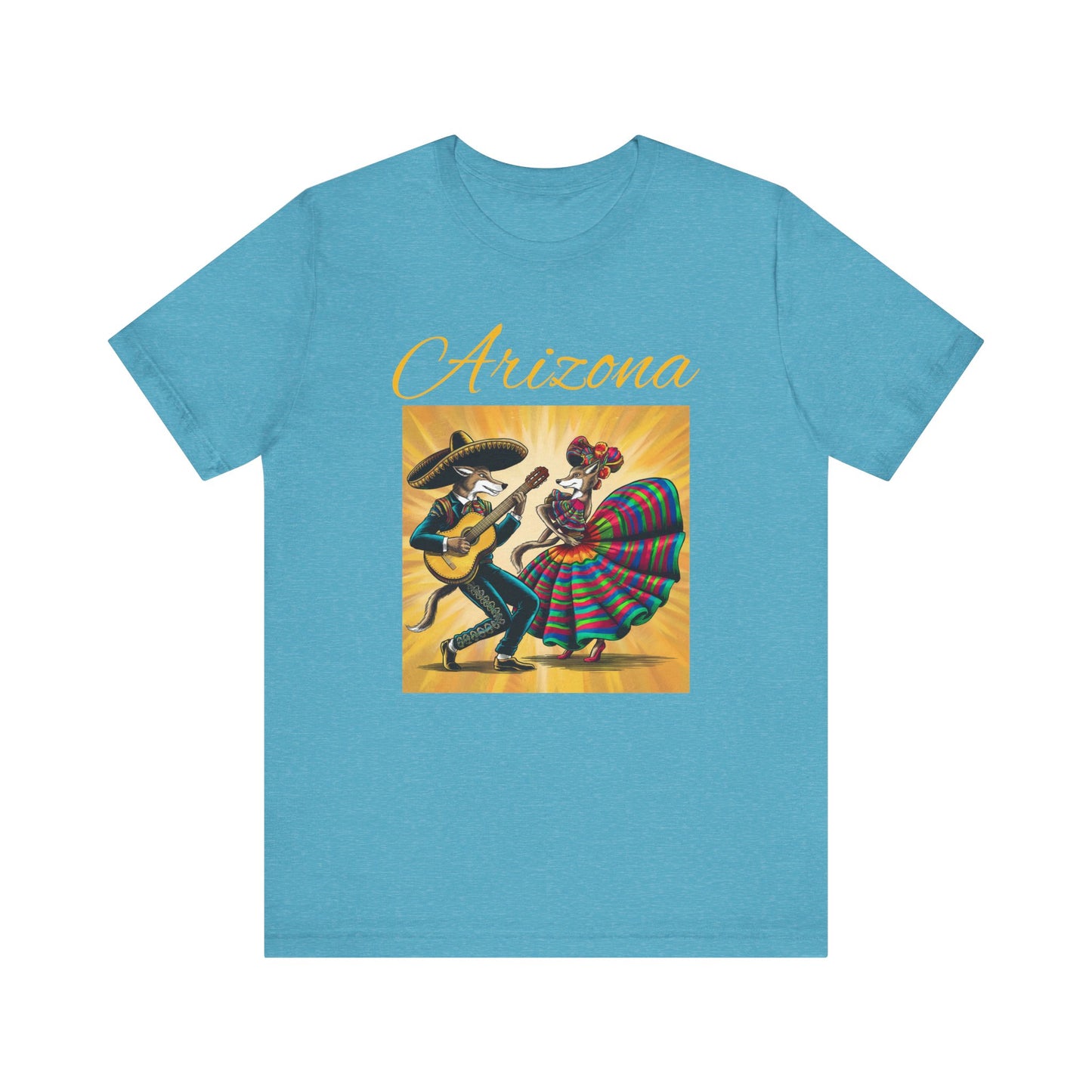 Arizona Fiesta Unisex Jersey Tee - Celebratory T-Shirt for Culture Lovers, Perfect for Parties, Gifts, Summer Festivals, and Day of the Dead