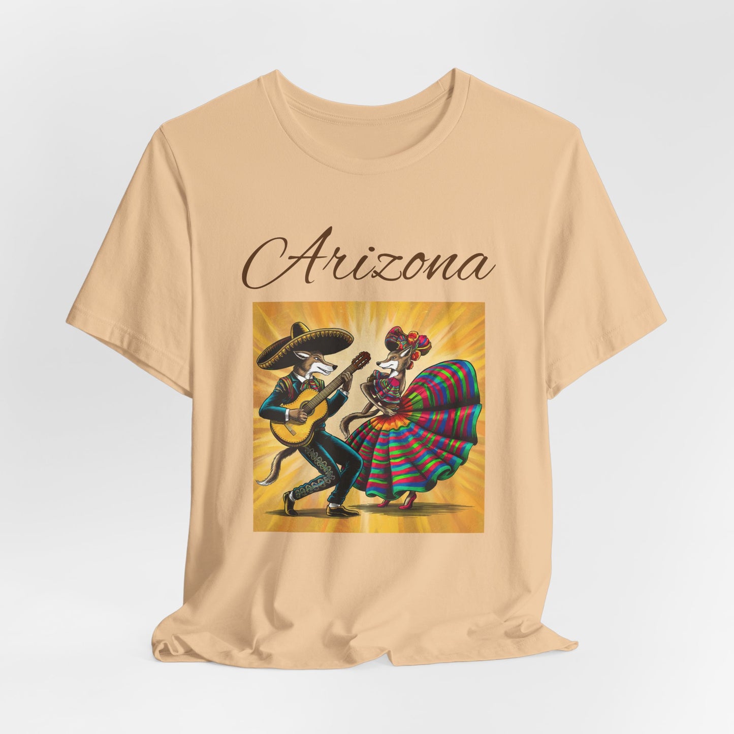Arizona Fiesta Unisex Jersey Tee - Celebratory T-Shirt for Culture Lovers, Perfect for Parties, Gifts, Summer Festivals, and Day of the Dead