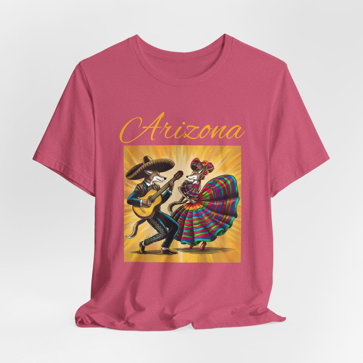 Arizona Fiesta Unisex Jersey Tee - Celebratory T-Shirt for Culture Lovers, Perfect for Parties, Gifts, Summer Festivals, and Day of the Dead