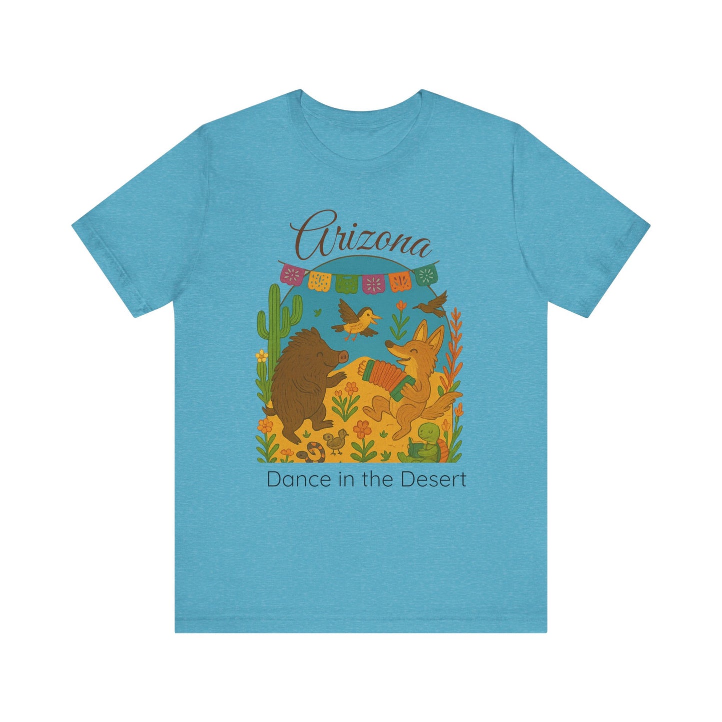 Arizona Dance in the Desert Tee, Unisex Short Sleeve Shirt, Summer Fashion, Western Style, Travel Souvenir, Nature Lover Gift