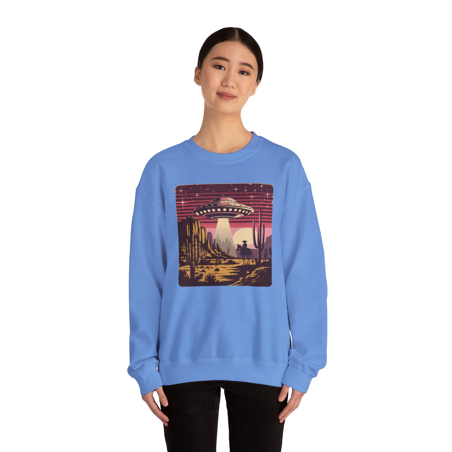 Cosmic Encounter in the Desert Sweatshirt - Unisex Heavy Blend™ Crewneck