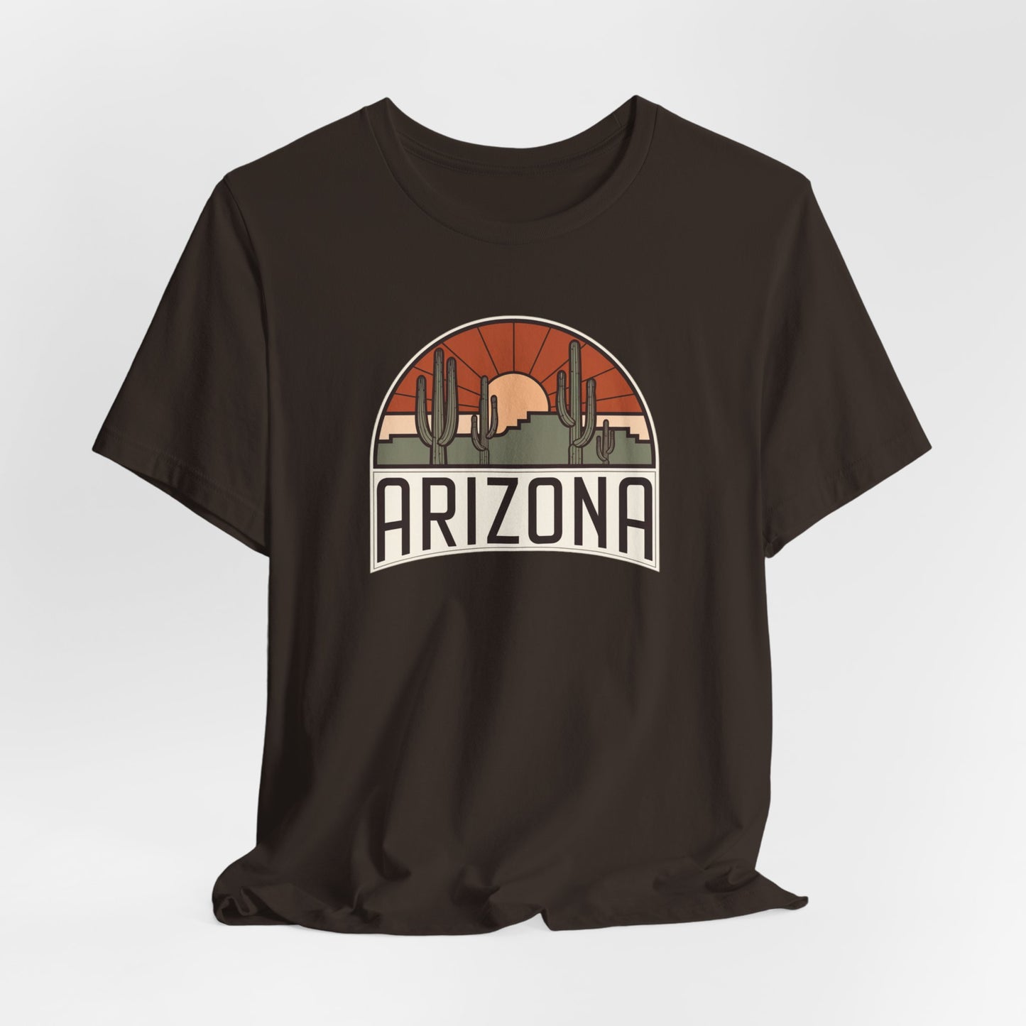 Vintage Saguaros Tee, Travel, Nature inspired, Arizona Cactus