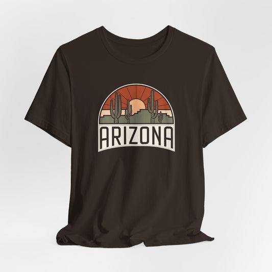 Vintage Saguaros Tee, Travel, Nature inspired, Arizona Cactus