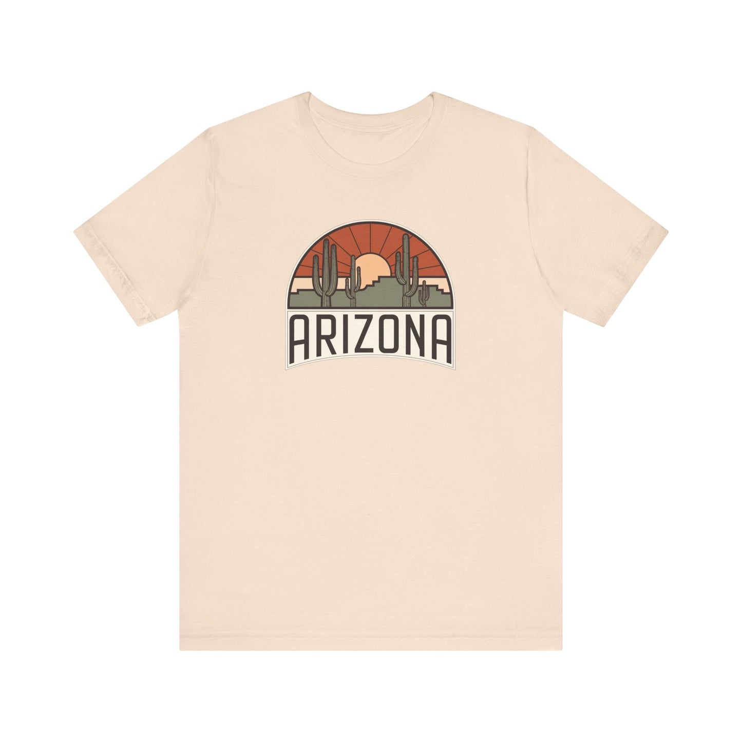 Vintage Saguaros Tee, Travel, Nature inspired, Arizona Cactus