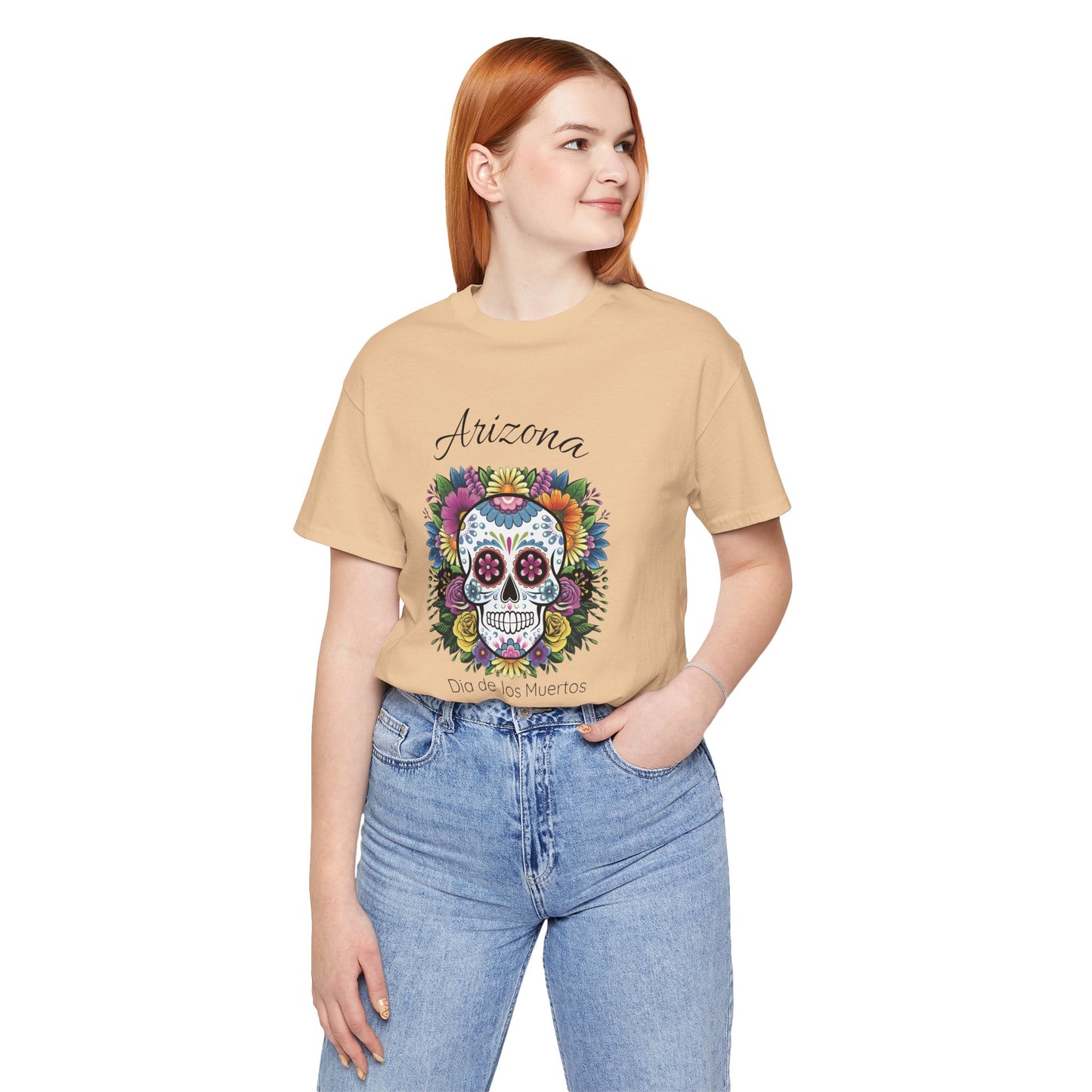 Day of the Dead Skull Tee - Perfect for Celebrations, Gifts, Festivals, Halloween, Cultural Events, Dia de los Muertos