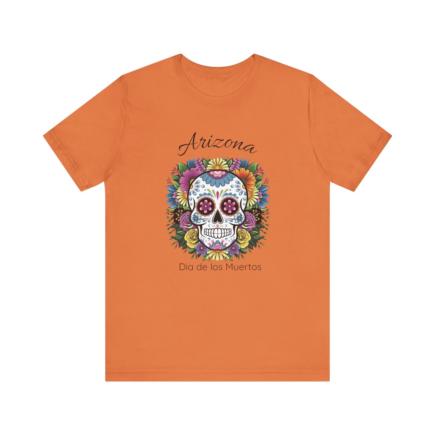 Day of the Dead Skull Tee - Perfect for Celebrations, Gifts, Festivals, Halloween, Cultural Events, Dia de los Muertos