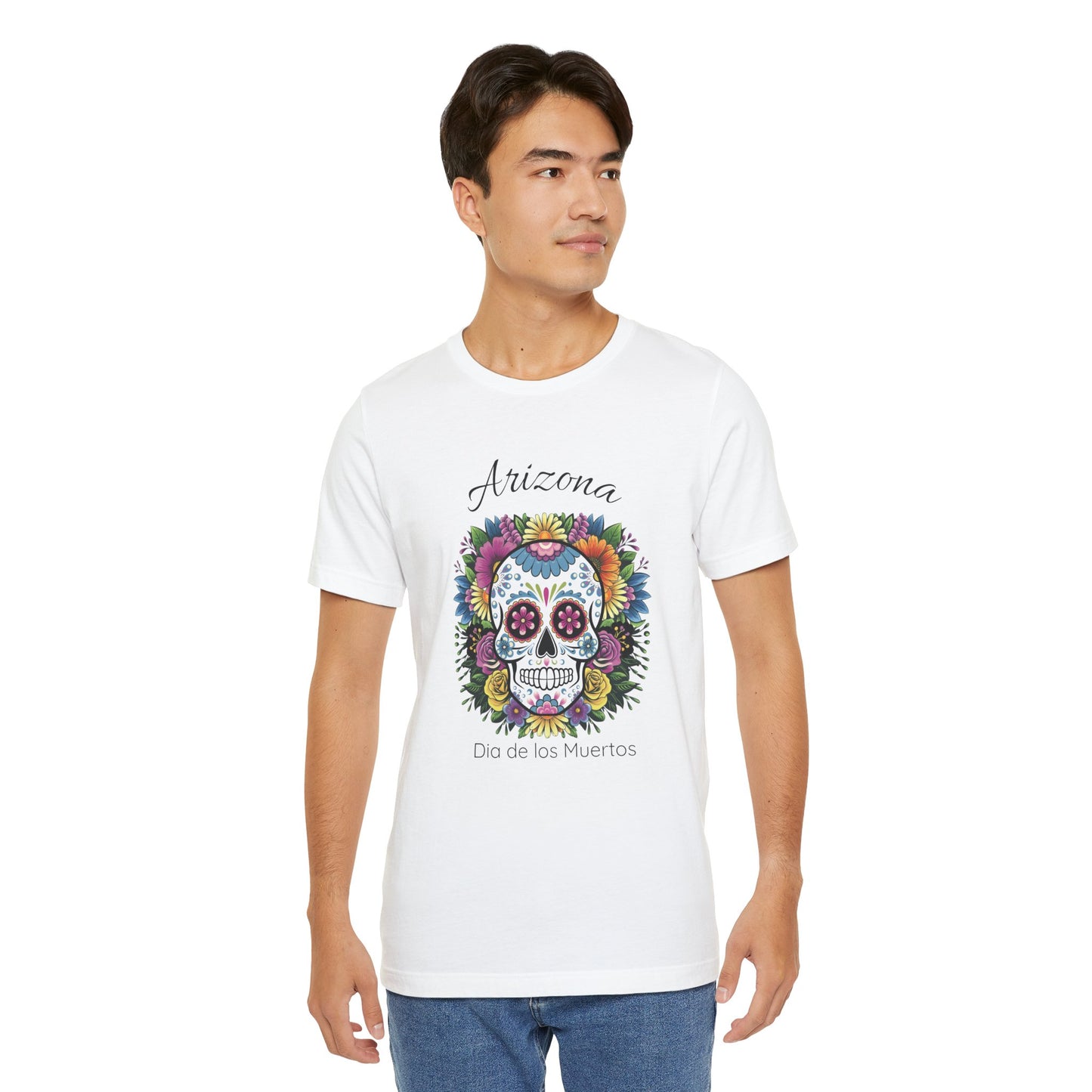 Day of the Dead Skull Tee - Perfect for Celebrations, Gifts, Festivals, Halloween, Cultural Events, Dia de los Muertos