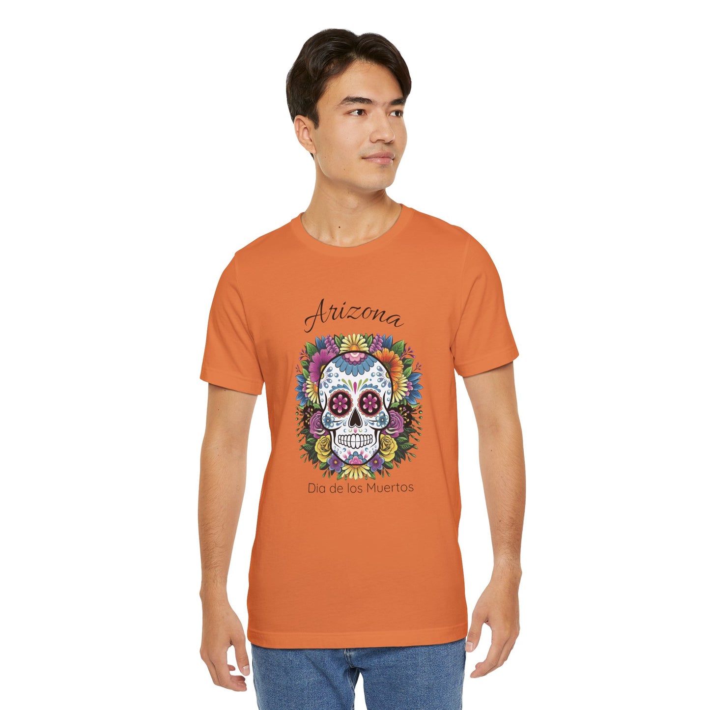 Day of the Dead Skull Tee - Perfect for Celebrations, Gifts, Festivals, Halloween, Cultural Events, Dia de los Muertos