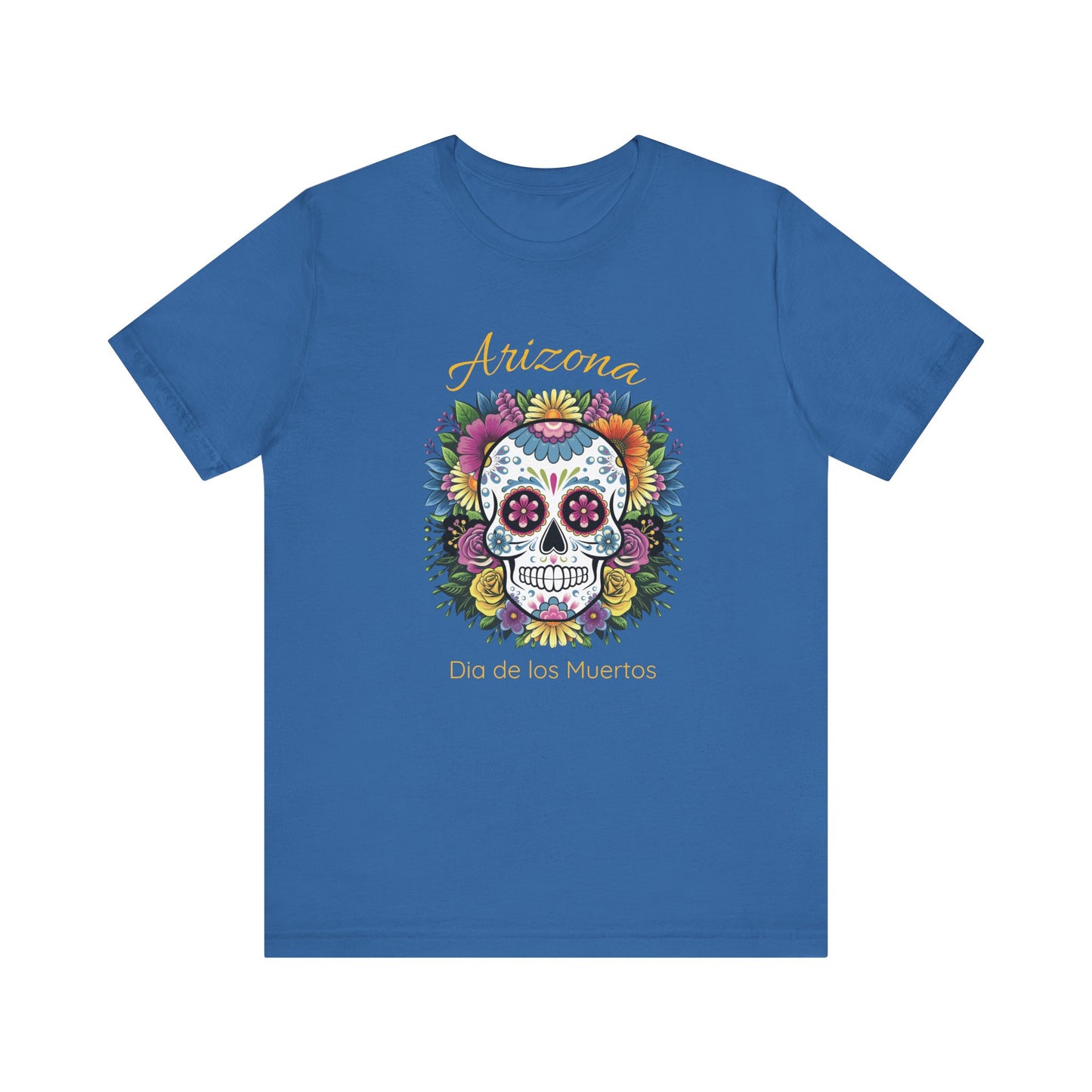 Day of the Dead Skull Tee - Perfect for Celebrations, Gifts, Festivals, Halloween, Cultural Events, Dia de los Muertos