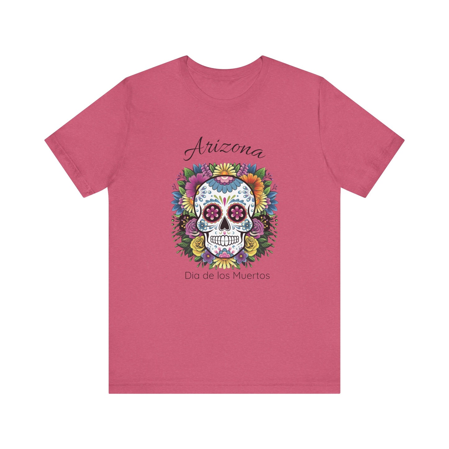 Day of the Dead Skull Tee - Perfect for Celebrations, Gifts, Festivals, Halloween, Cultural Events, Dia de los Muertos