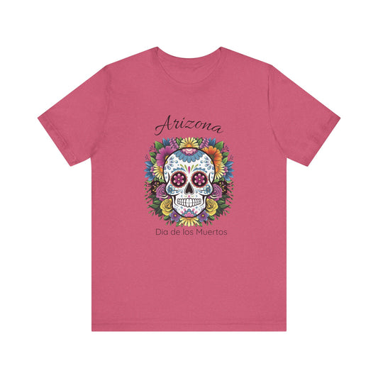 Day of the Dead Skull Tee - Perfect for Celebrations, Gifts, Festivals, Halloween, Cultural Events, Dia de los Muertos