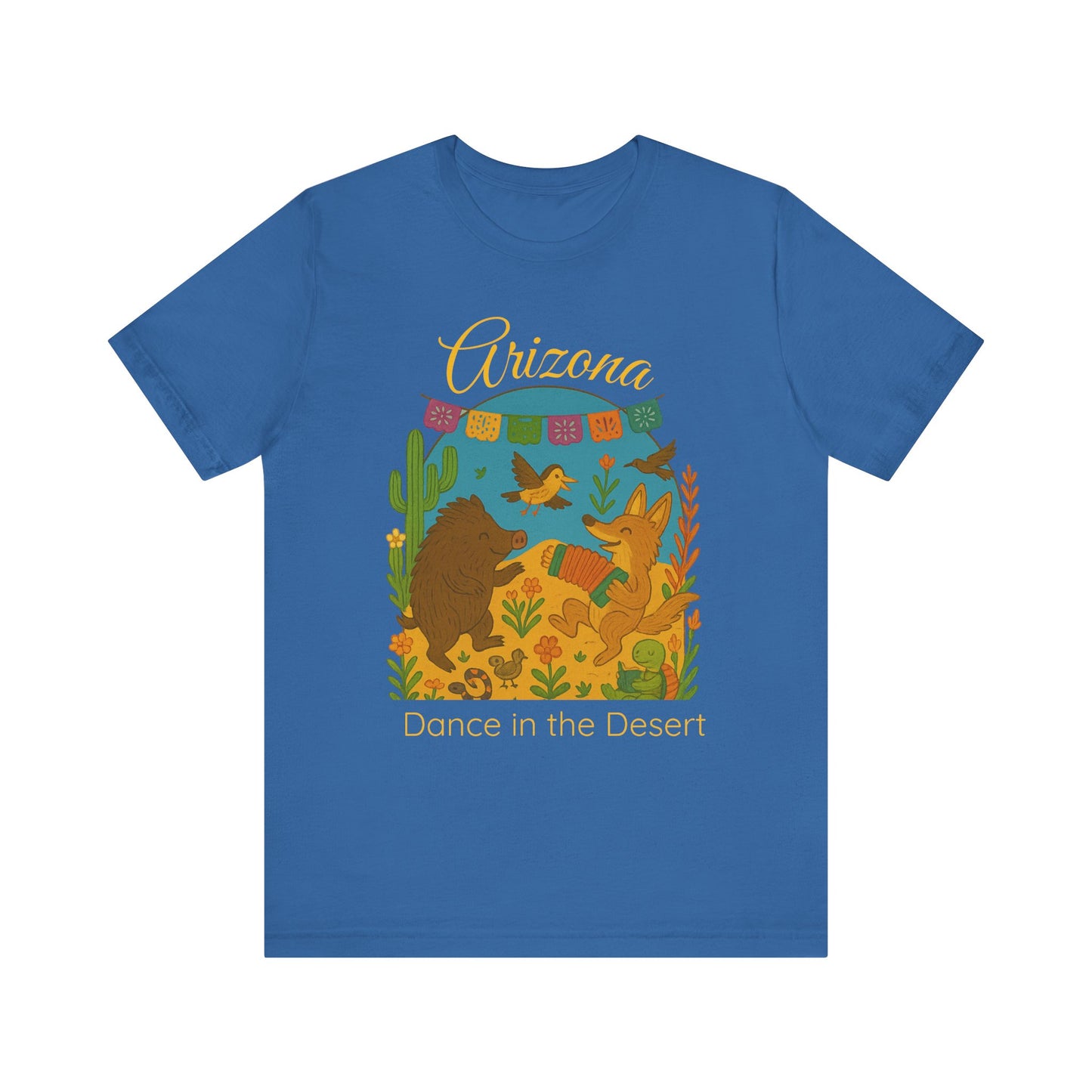 Arizona Dance in the Desert Tee, Unisex Short Sleeve Shirt, Summer Fashion, Western Style, Travel Souvenir, Nature Lover Gift
