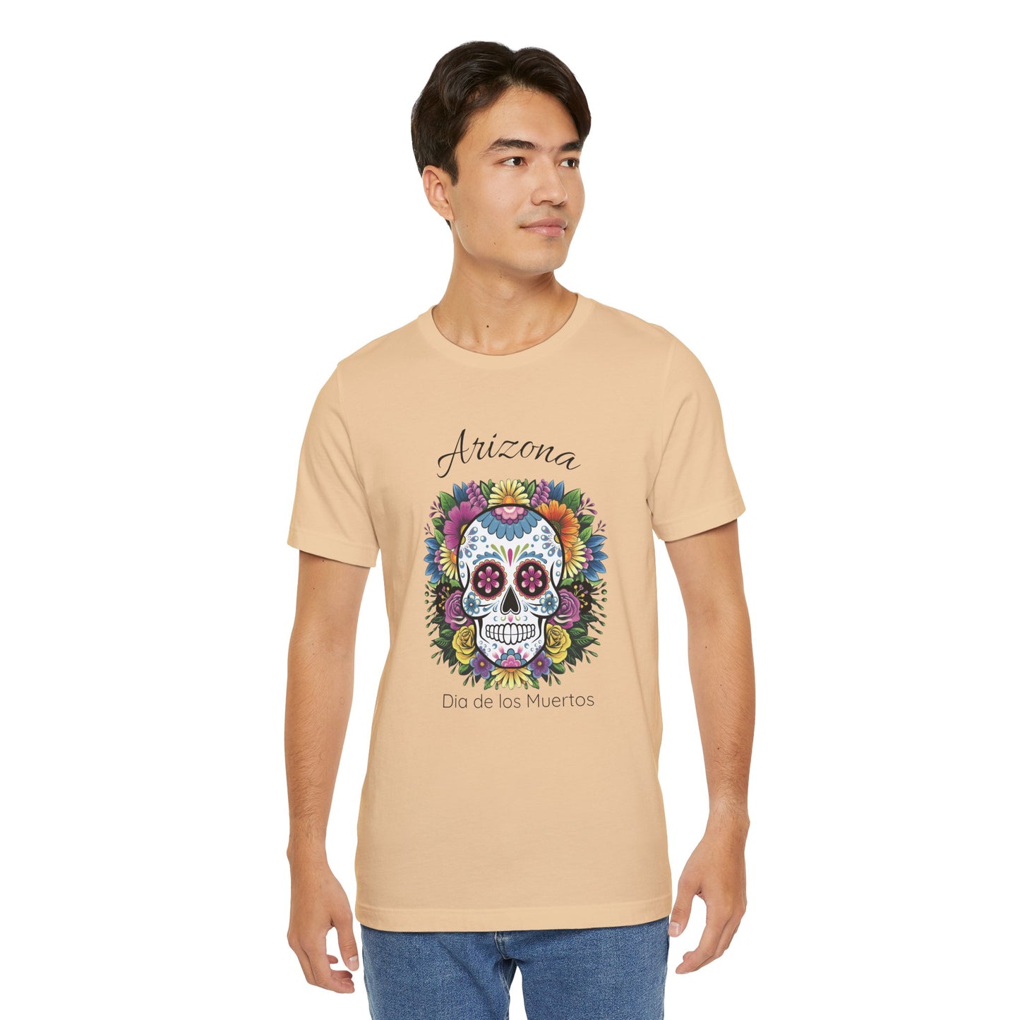 Day of the Dead Skull Tee - Perfect for Celebrations, Gifts, Festivals, Halloween, Cultural Events, Dia de los Muertos