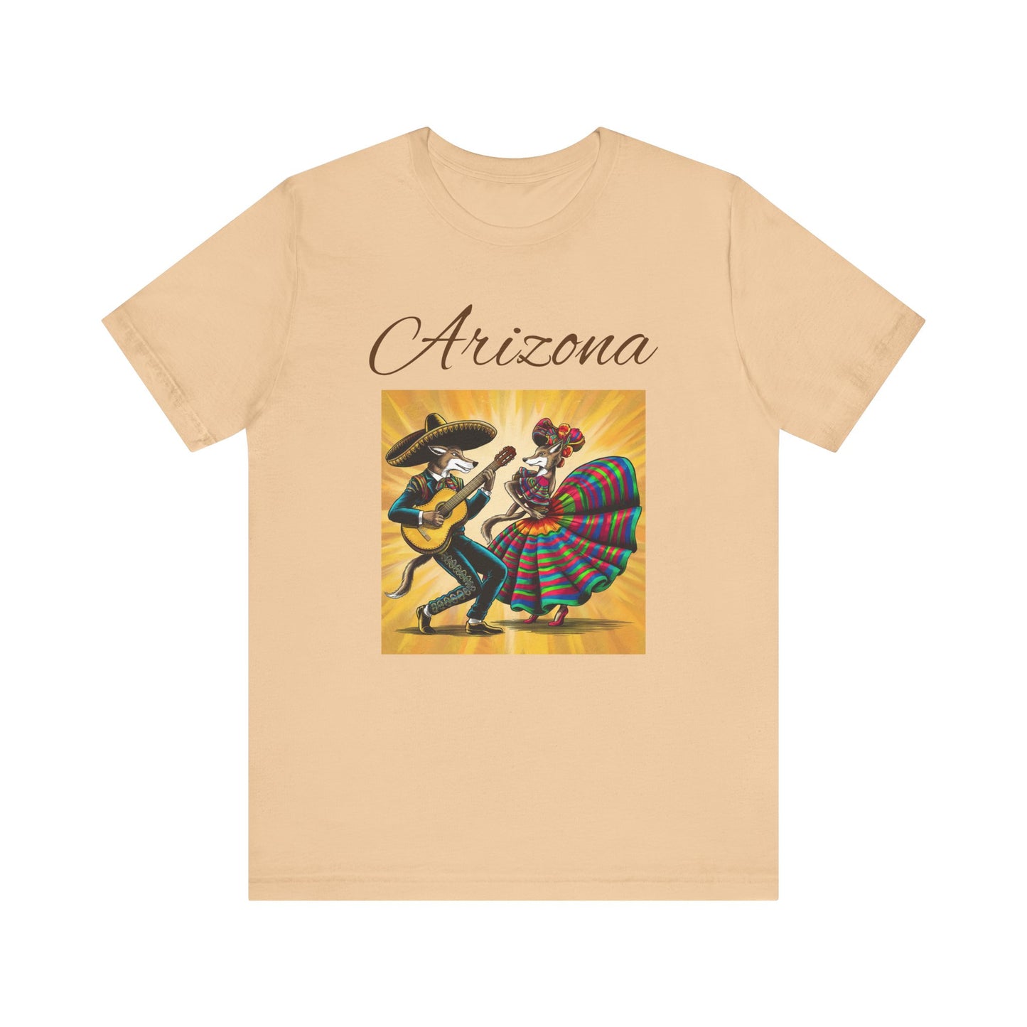 Arizona Fiesta Unisex Jersey Tee - Celebratory T-Shirt for Culture Lovers, Perfect for Parties, Gifts, Summer Festivals, and Day of the Dead