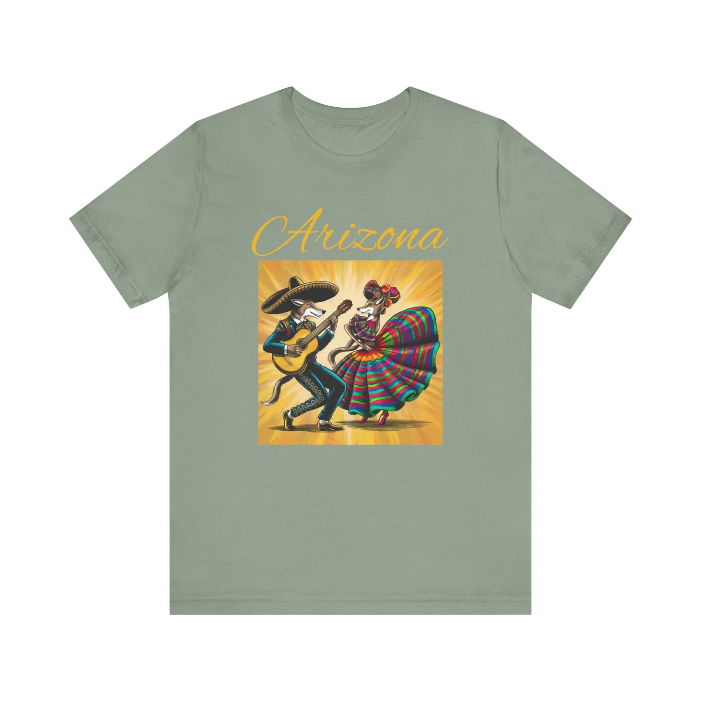 Arizona Fiesta Unisex Jersey Tee - Celebratory T-Shirt for Culture Lovers, Perfect for Parties, Gifts, Summer Festivals, and Day of the Dead