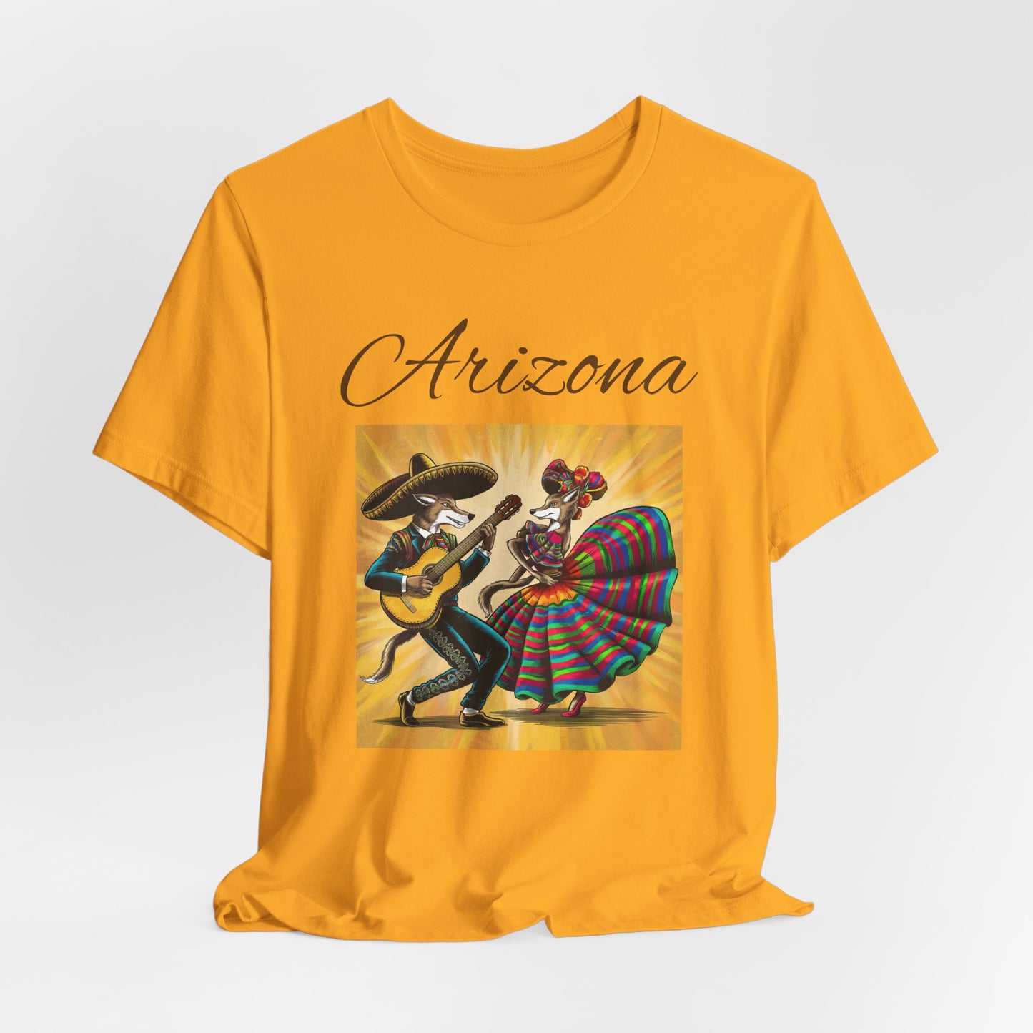 Arizona Fiesta Unisex Jersey Tee - Celebratory T-Shirt for Culture Lovers, Perfect for Parties, Gifts, Summer Festivals, and Day of the Dead